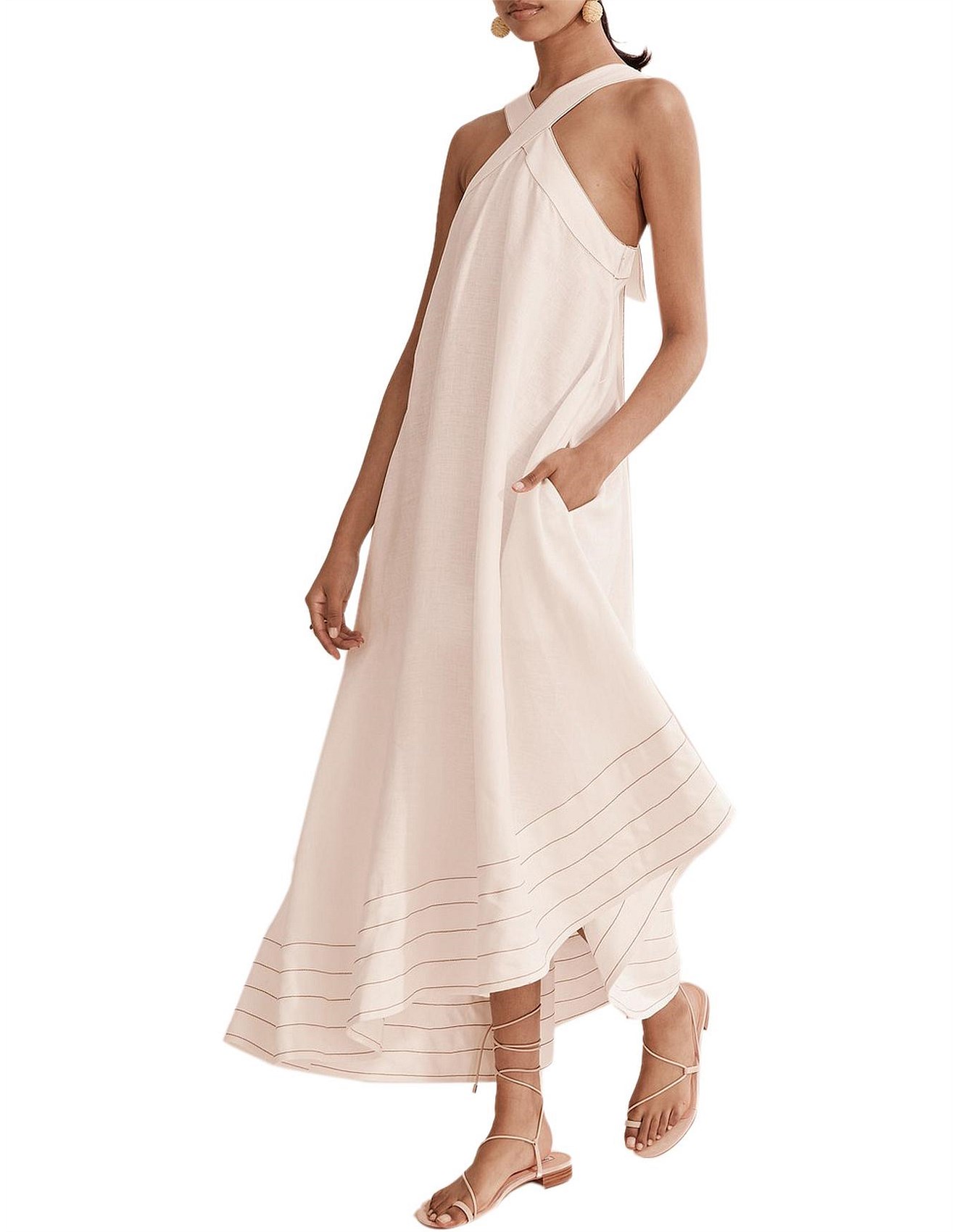 Country road asymmetric maxi dress Clearance