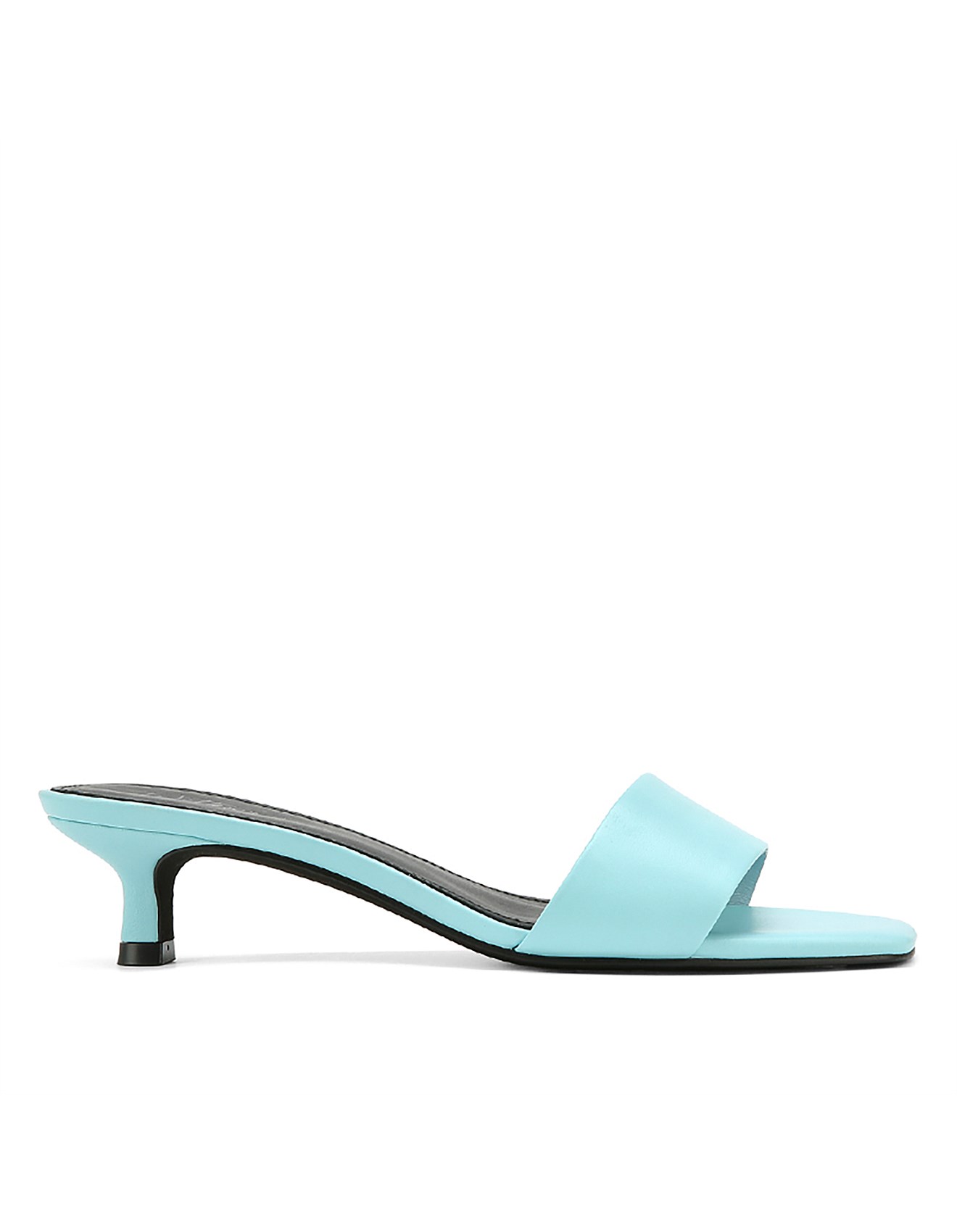 Wittner Jamila Baby Blue Leather Kitten Heel Sandal David Jones