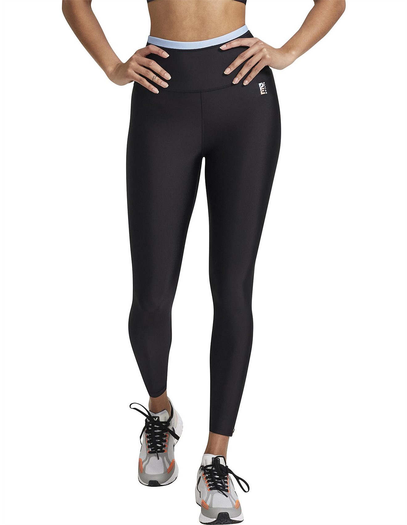 black polyester leggings