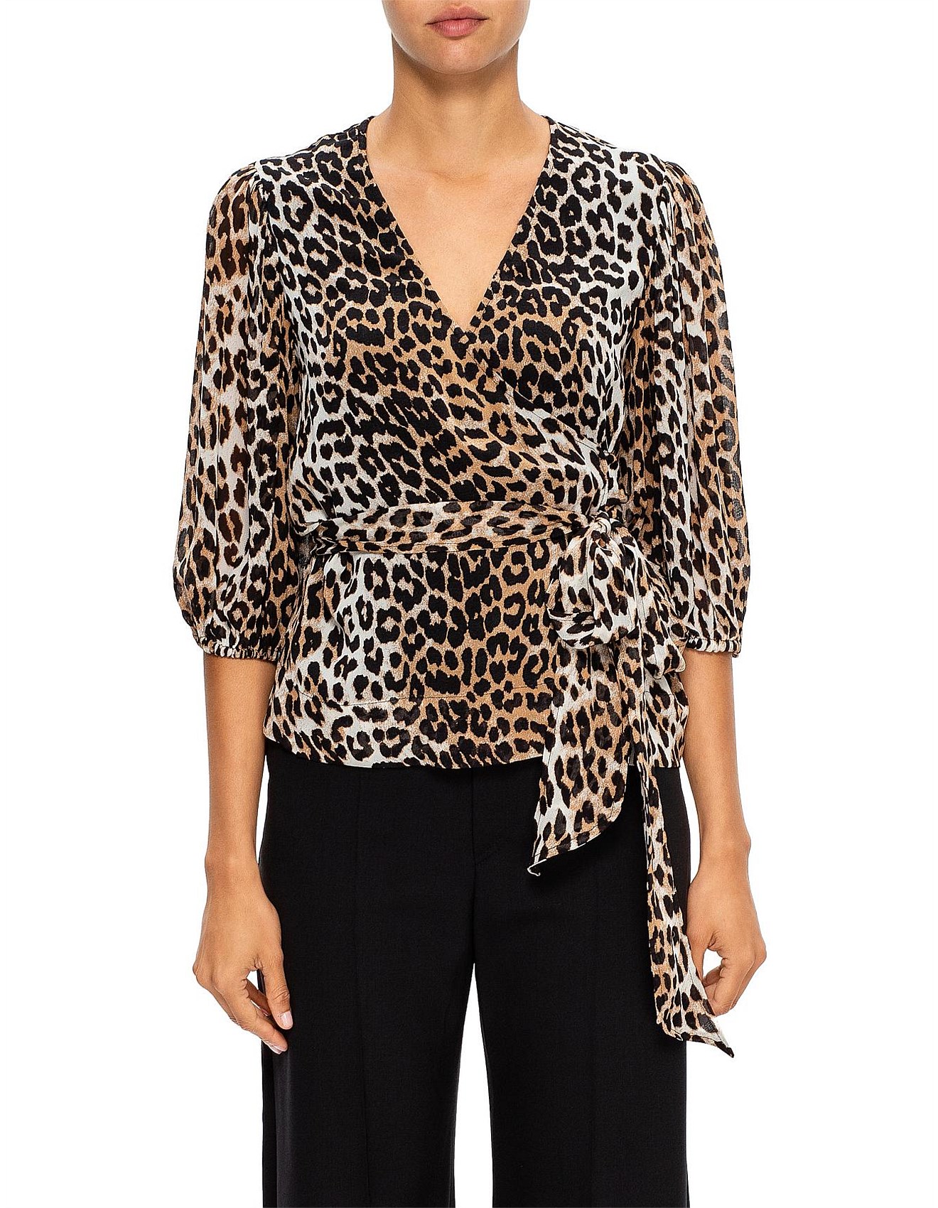 カレンケーン レディース シャツ トップス Printed Peasant Top 送料無料 カレンケーン レディース シャツ トップス V-Neck Blouse