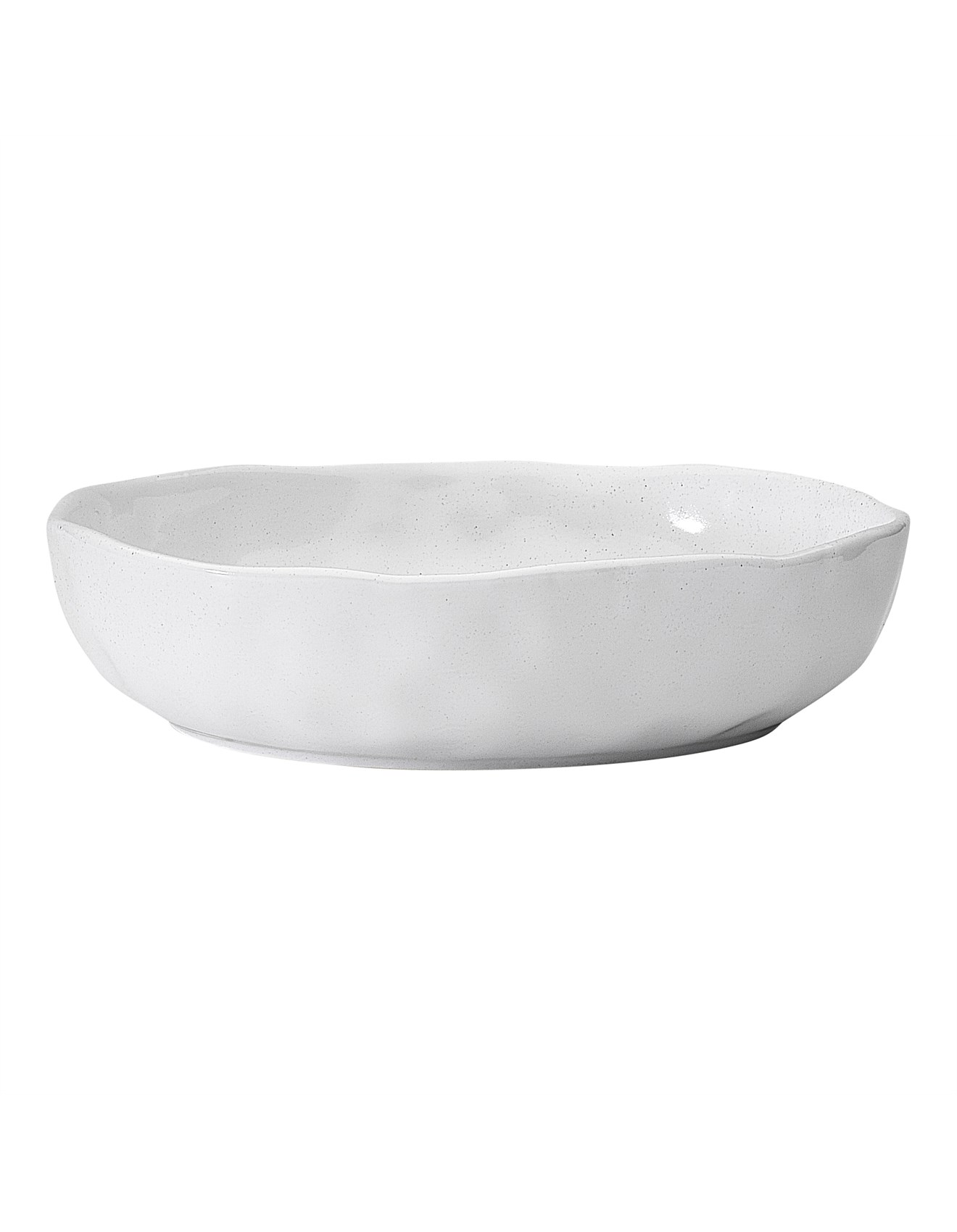 Ecology Speckle Dinner Bowl 22cm Milk David Jones
