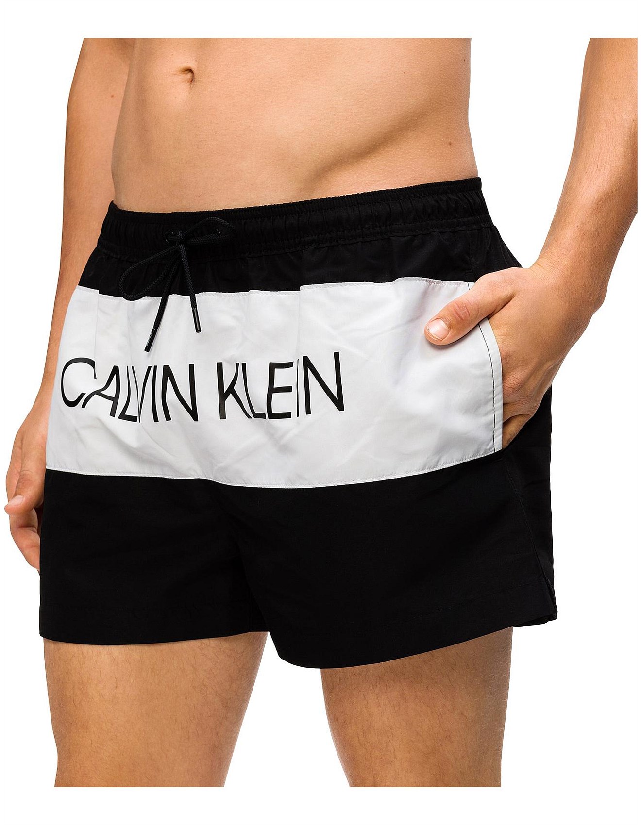 Calvin Klein Core Placed Logo-s Short Drawstring David Jones