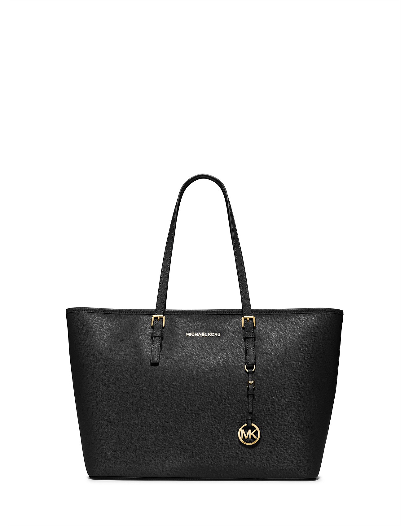 Michael Kors Jet Set Travel Medium Saffiano Top-zip Tote David Jones