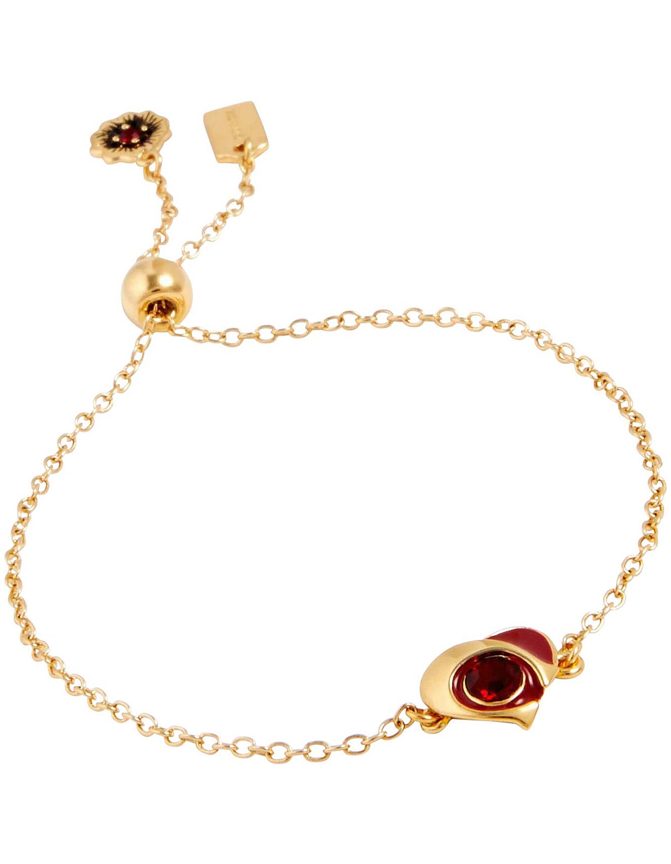 coach heart bracelet