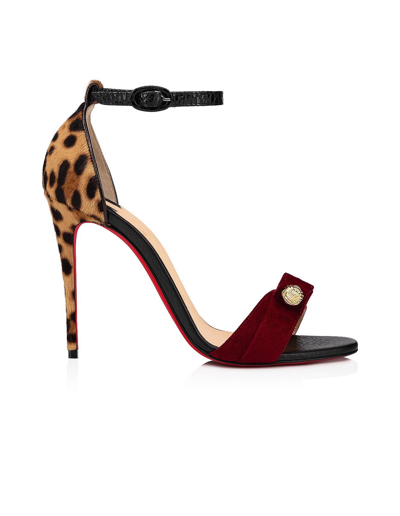 Suede Stanisandal Christian Louboutin Stanisandal 100mm David Jones