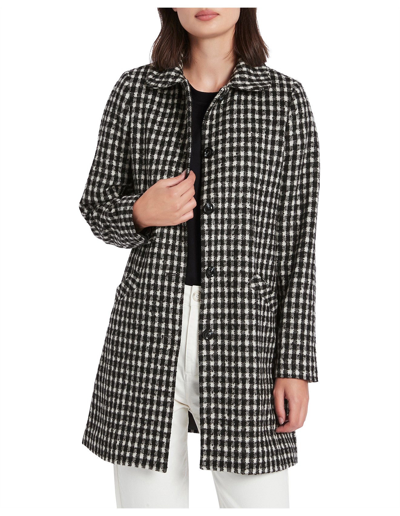 Marcs Women Check the Weather Coat David Jones