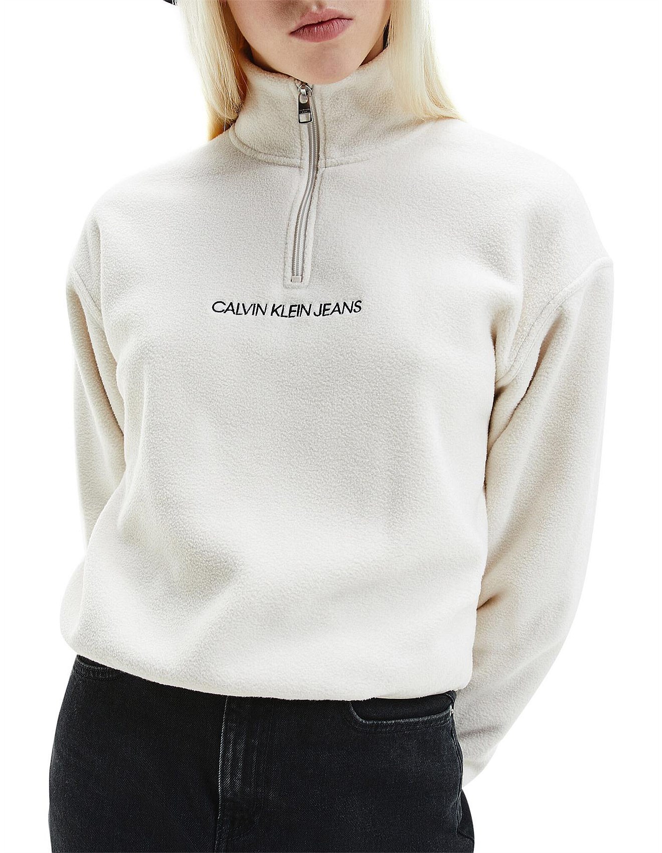 polartec fleece half zip