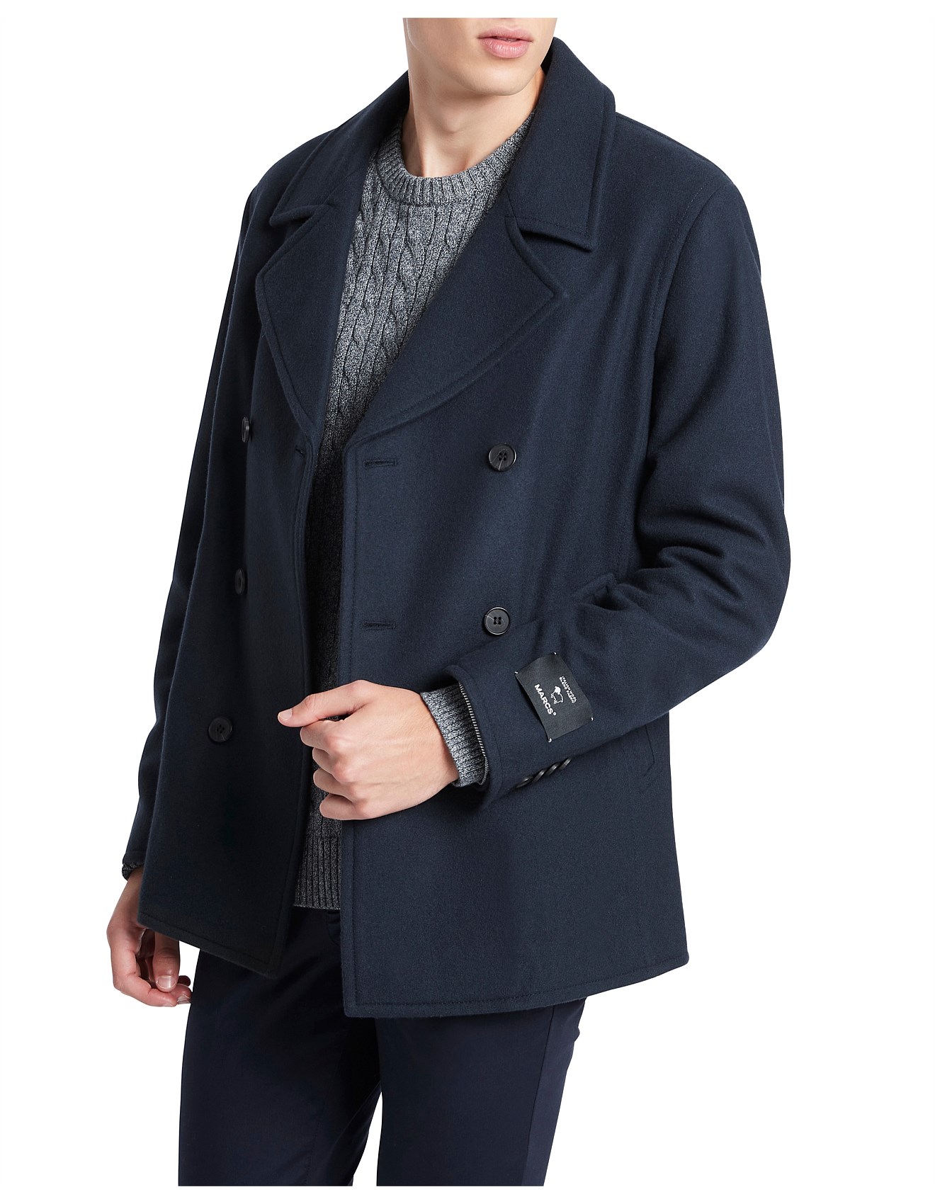 david jones peacoat