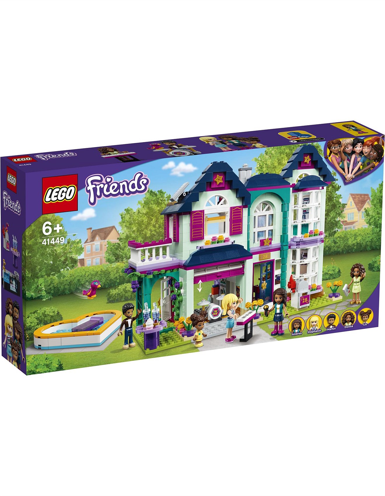 Lego Friends Andrea's Family House 41449 David Jones