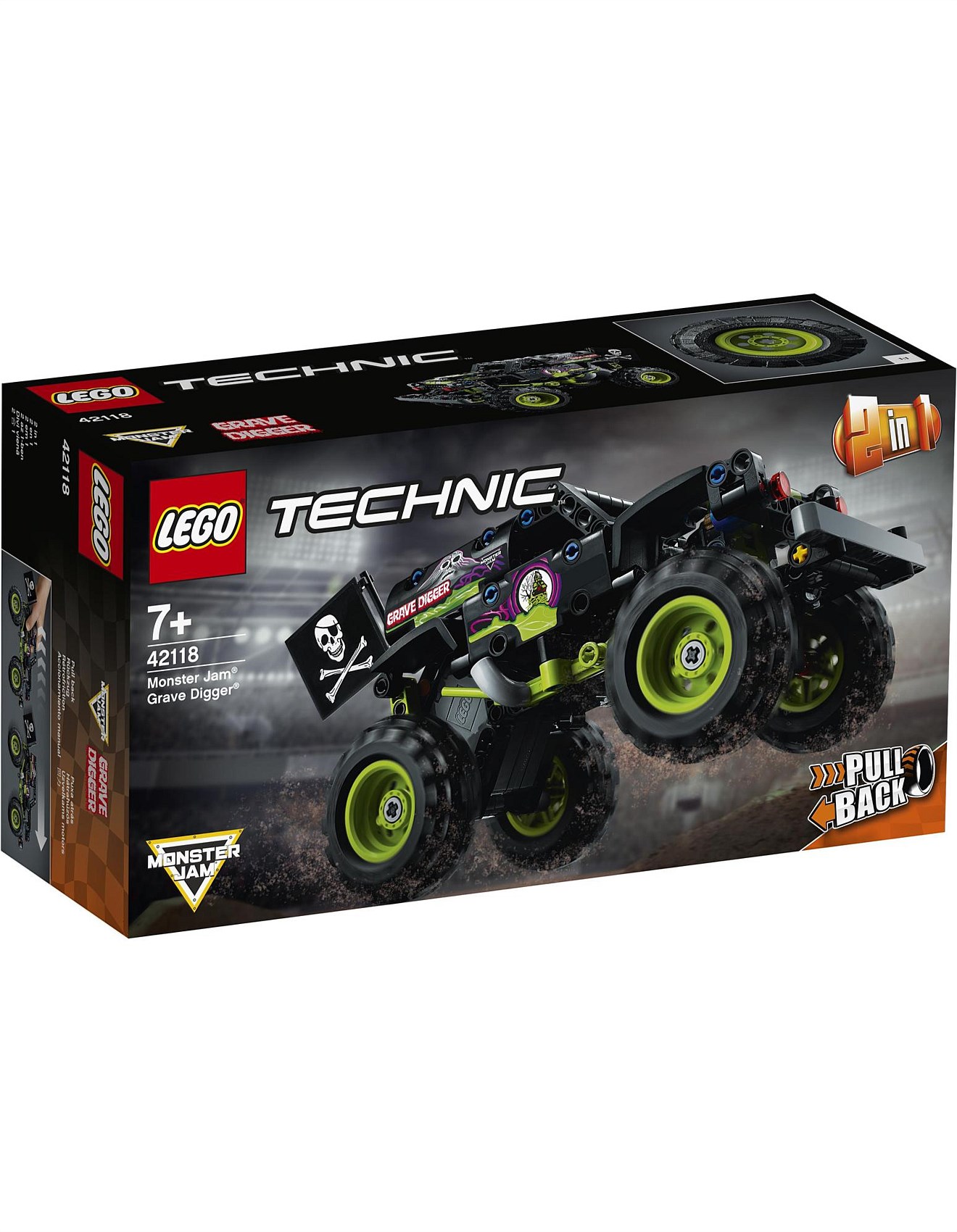 Lego Technic Monster Jam Grave Digger 42118 David Jones