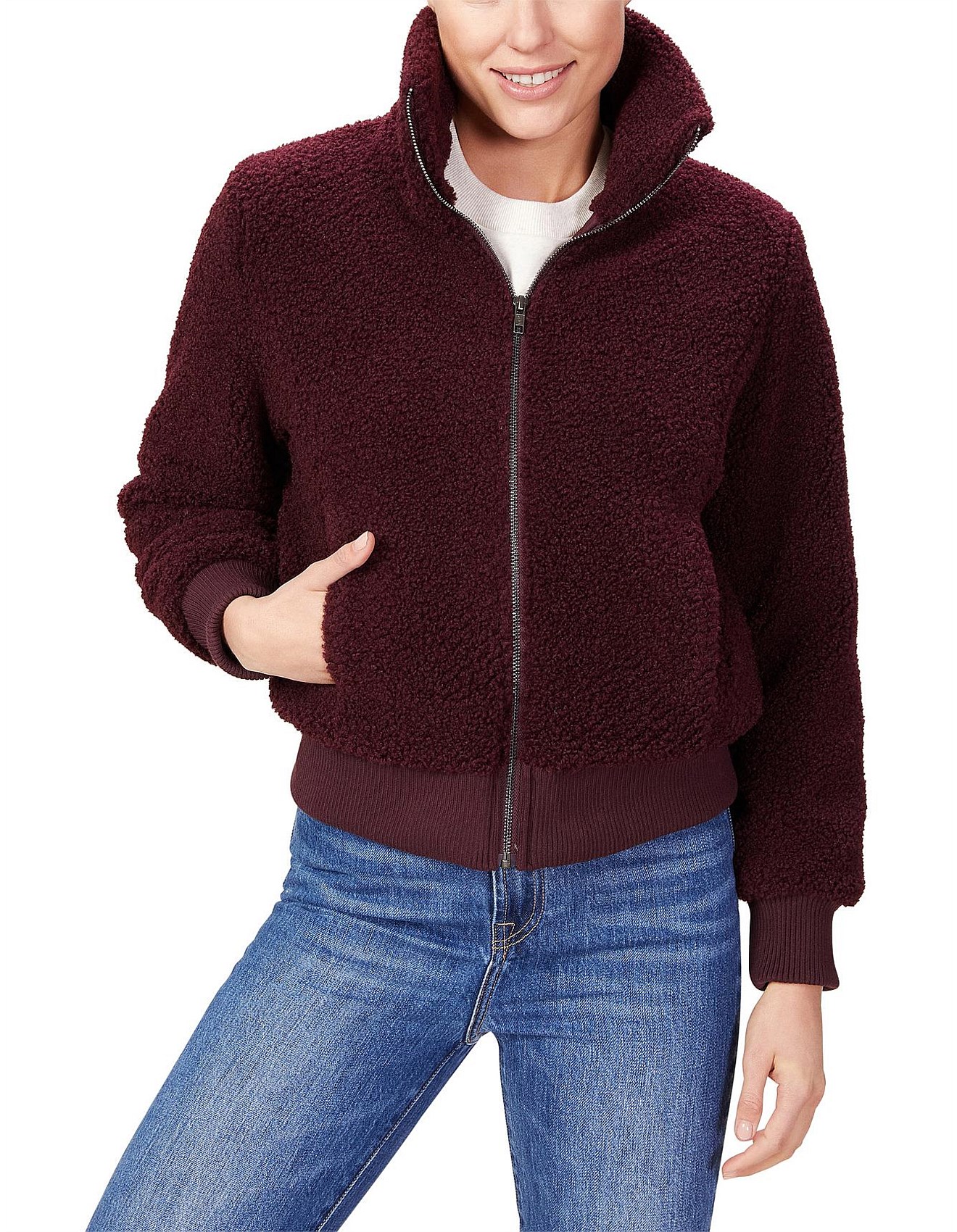 french connection sherpa jacket