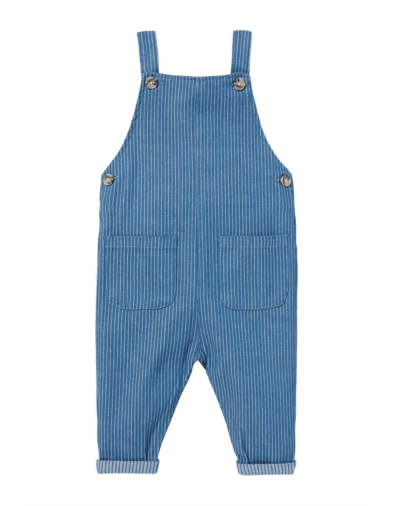 Seed Heritage Stripe Denim Overalls For Baby Boys David Jones