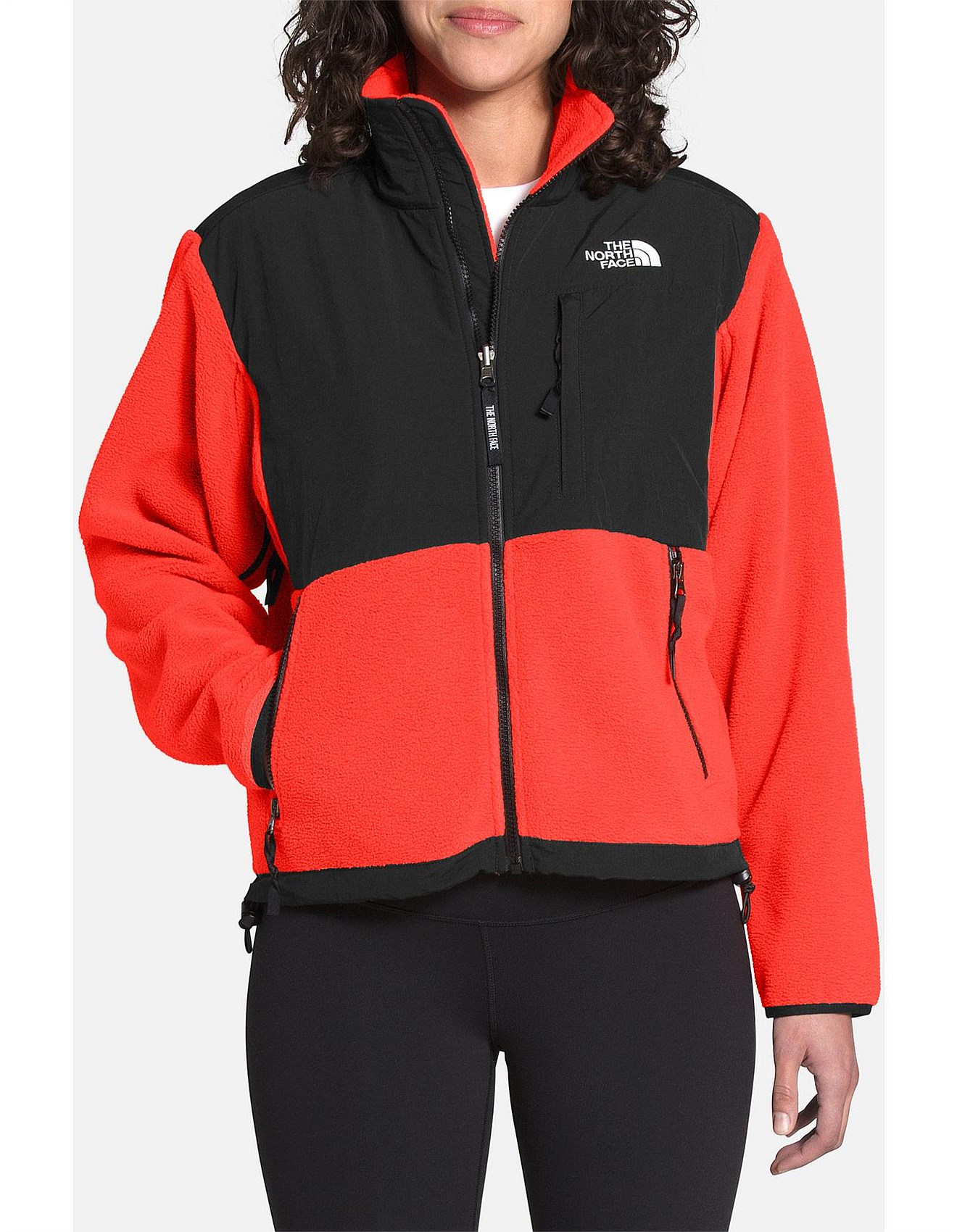 The North Face Womens 95 Retro Denali Flare Red Fleece Jacket