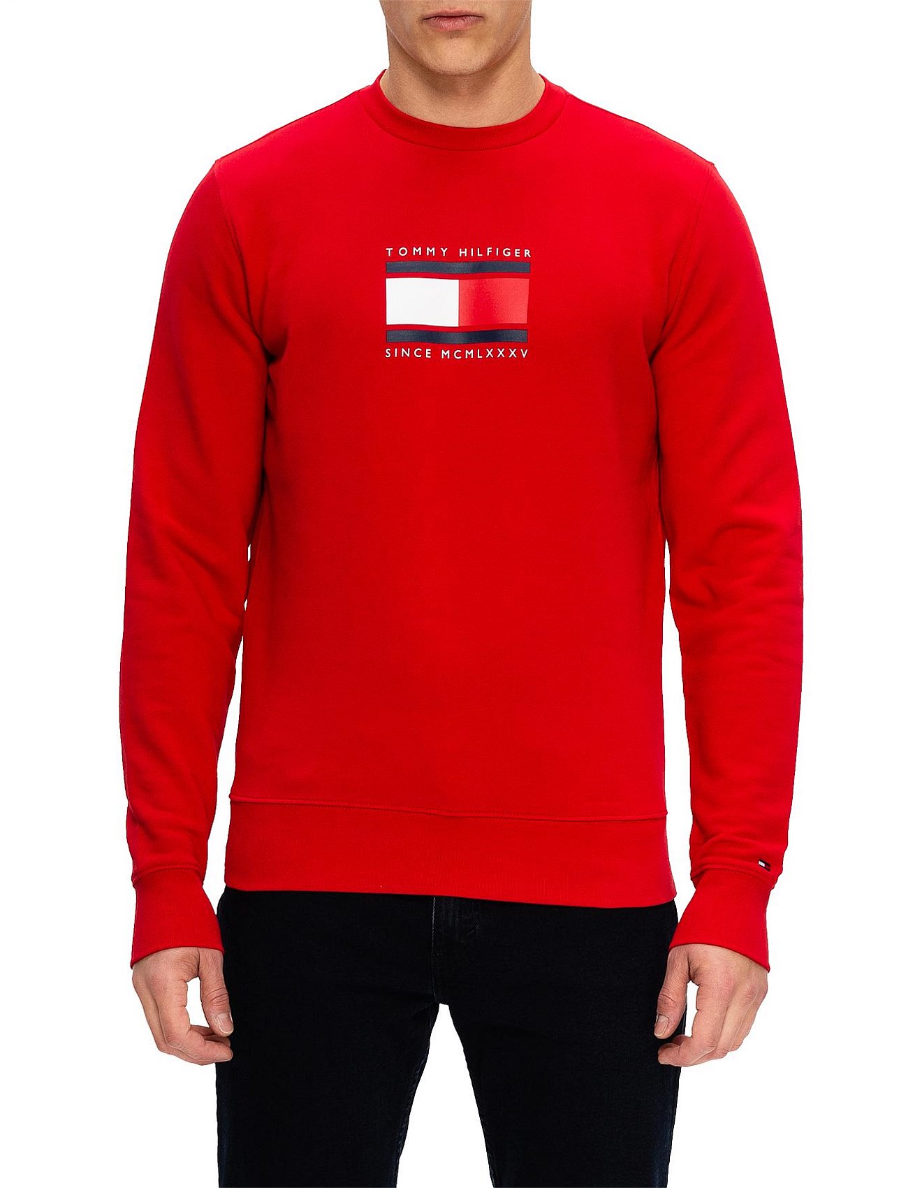 hilfiger crew neck sweatshirt