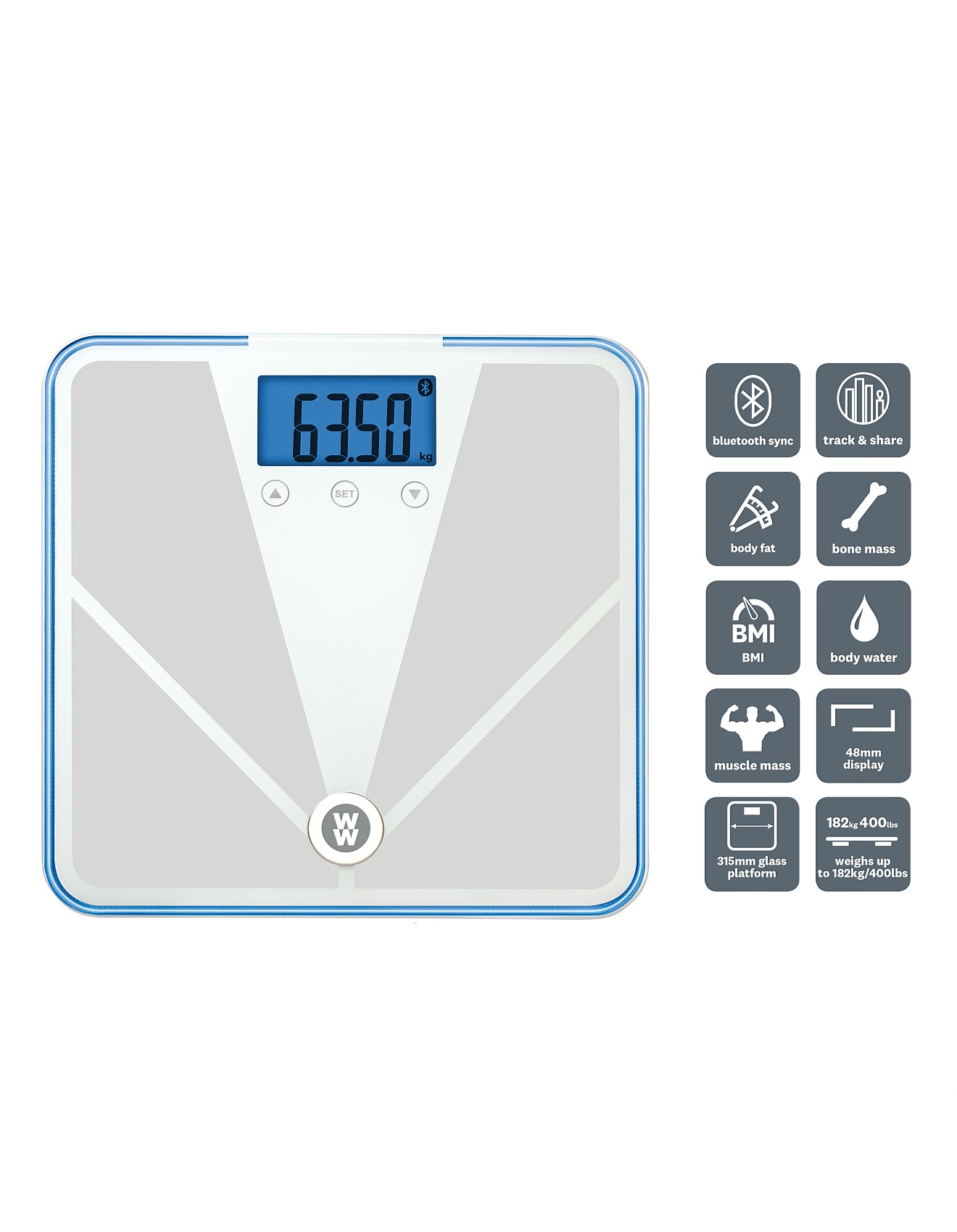 Weight Watchers Conair Ww910a Body Balance Bluetooth Diagnostic Scale |  David Jones