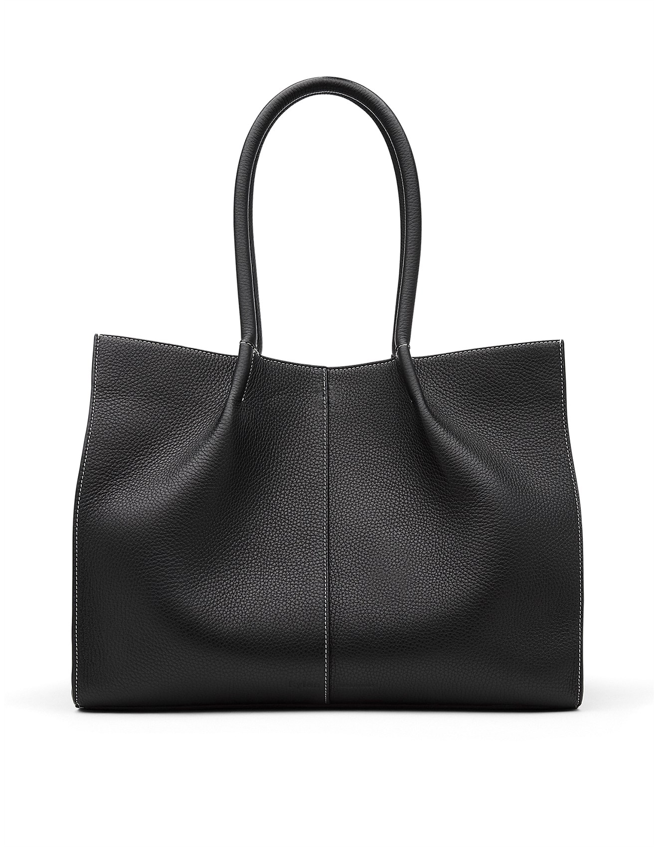 large leather shopper bag