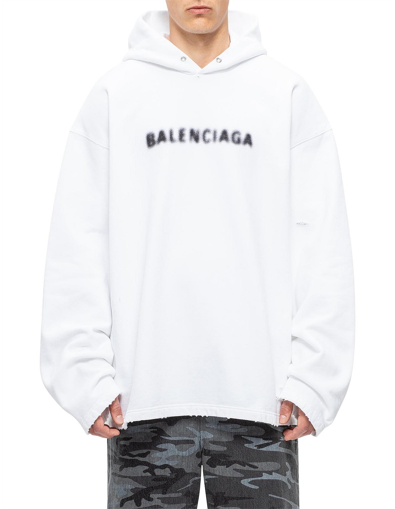 Balenciaga no rib hoodie Clearance