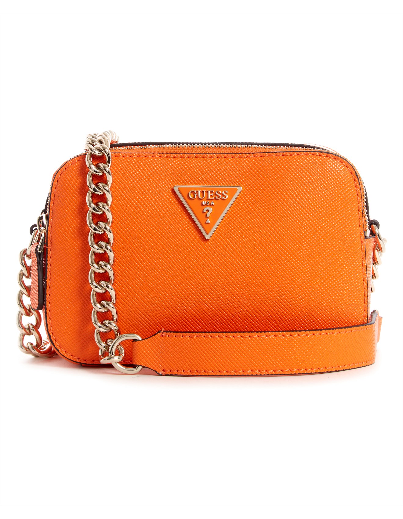 guess orange bag