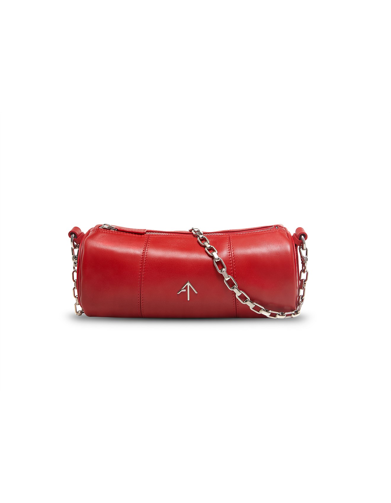 red shoulder bag