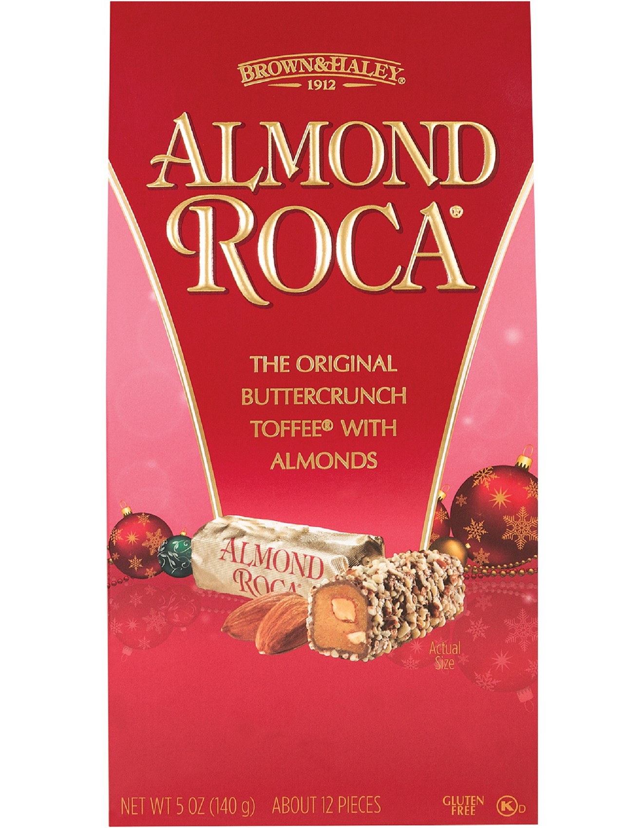 Brown & Haley Almond Roca Holiday Gable Box 140g | David Jones