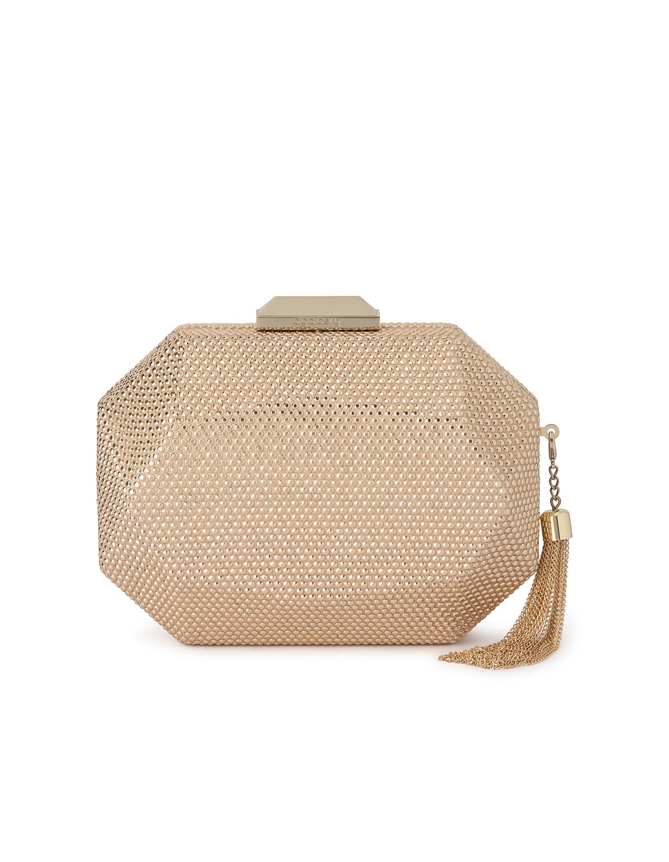 small gold clutch
