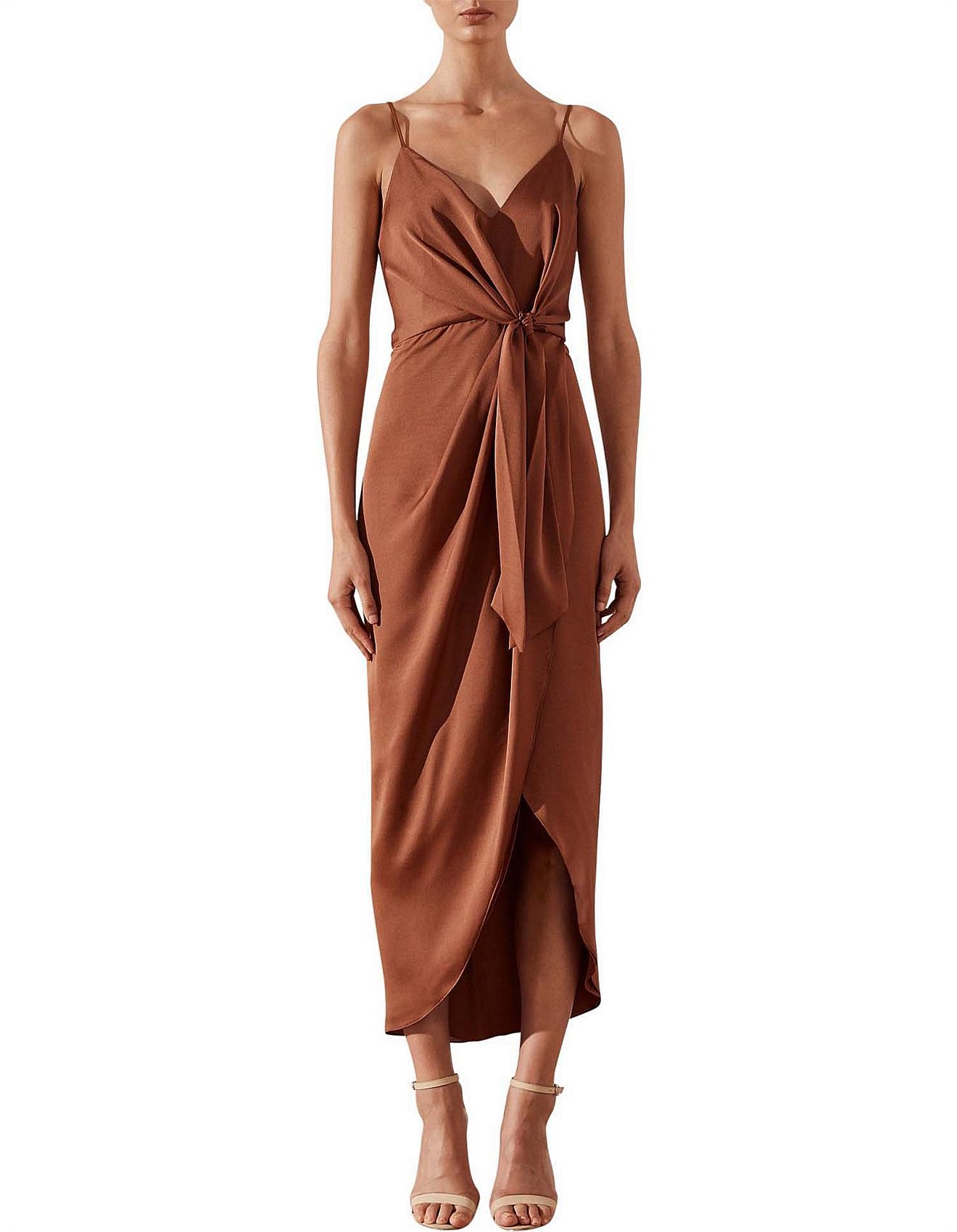 Brown Shona Joy Mocha Shona Joy Dresses Shona Joy Mocha Brown Luxe