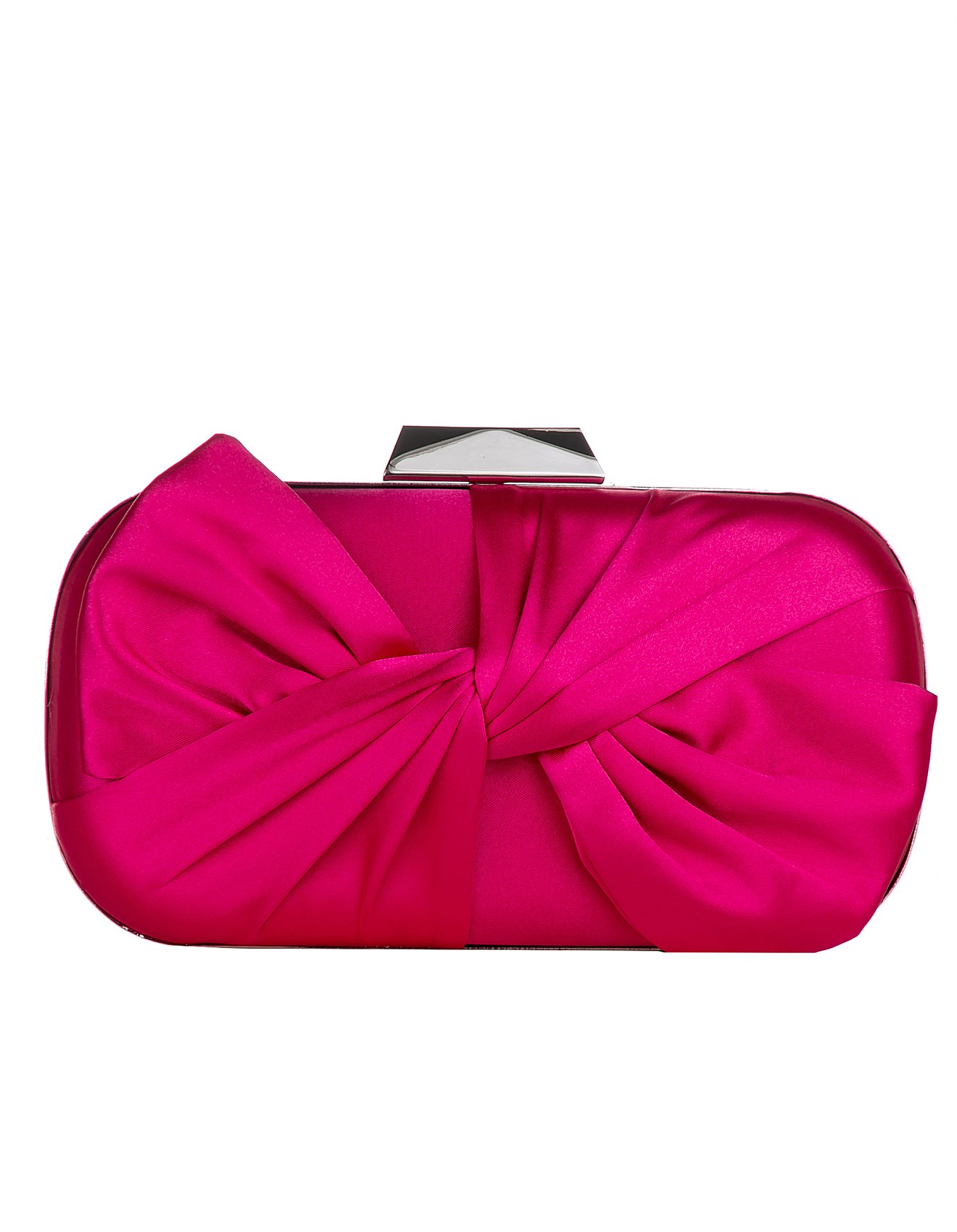 fuchsia clutch bag