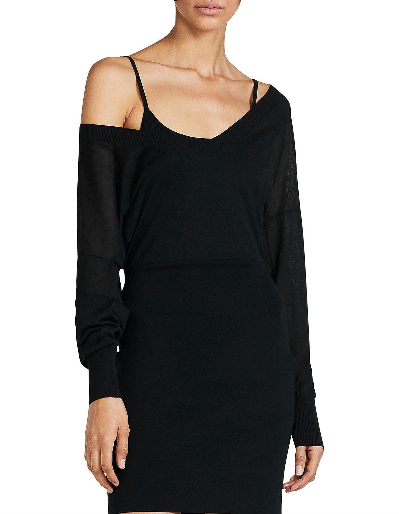 Dion Lee Layered Loop Sweater Dress David Jones