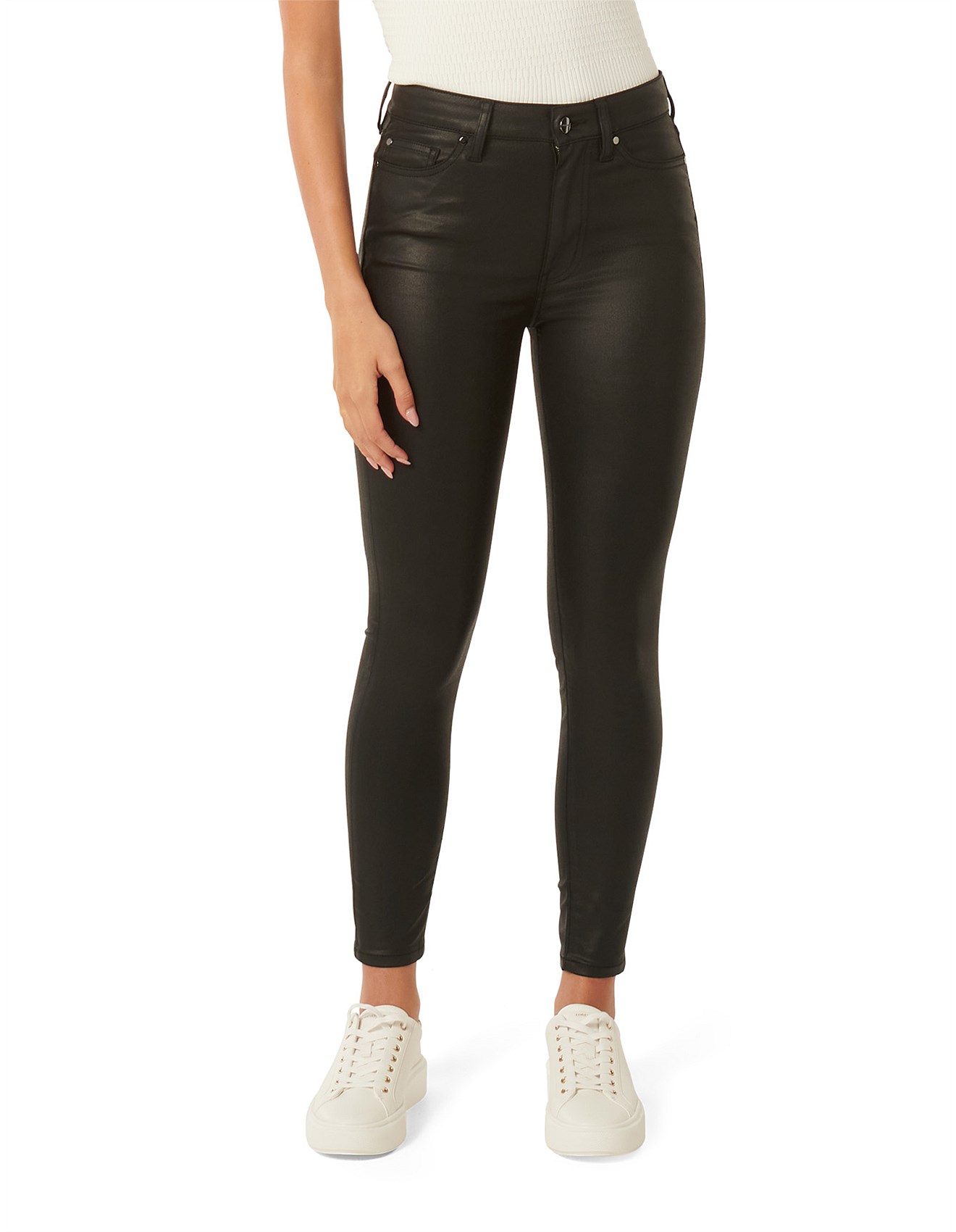 Forever New Bella Cropped High Rise Sculpting Jean David Jones