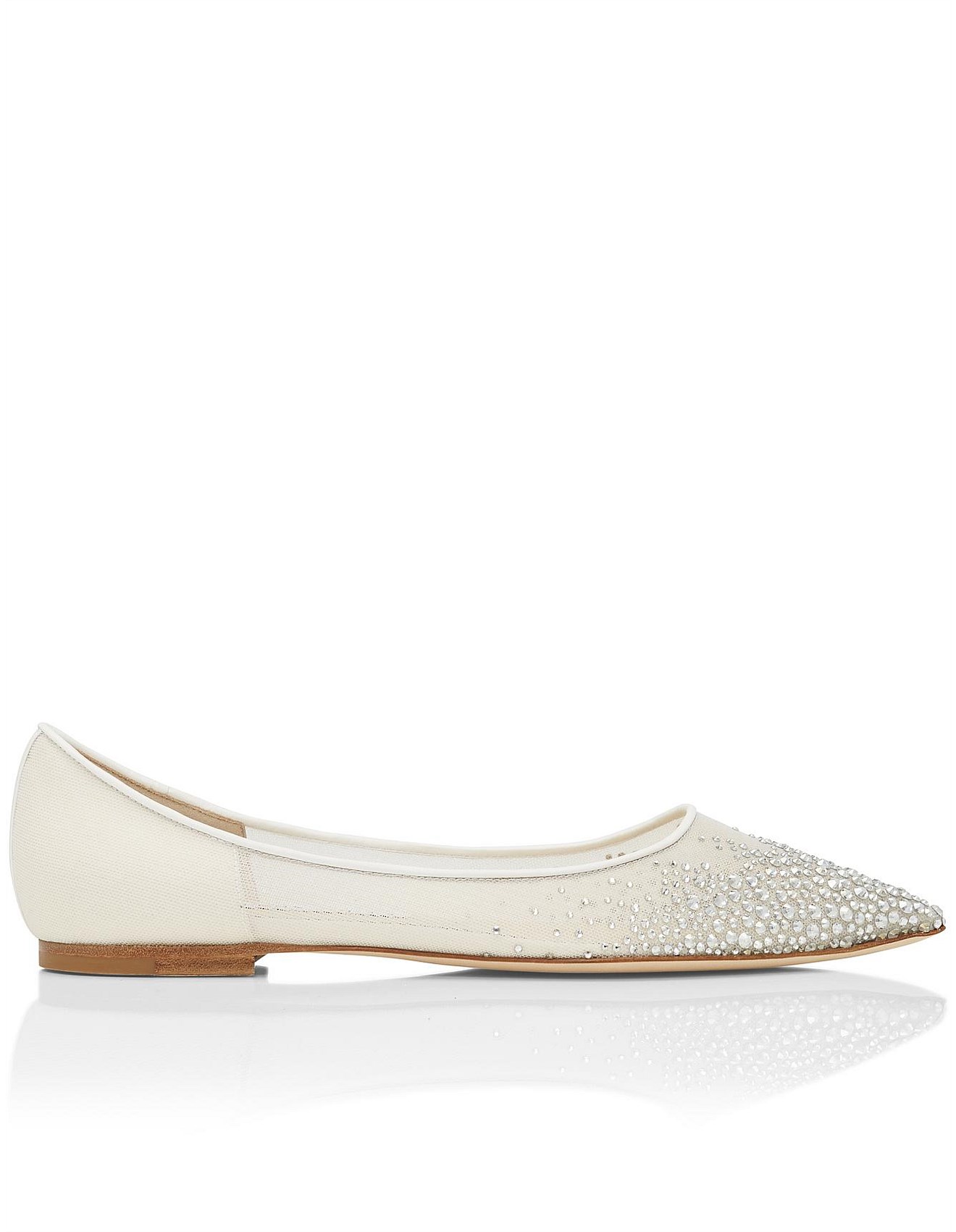 Jimmy Choo Love Flat Crystal Pump David Jones