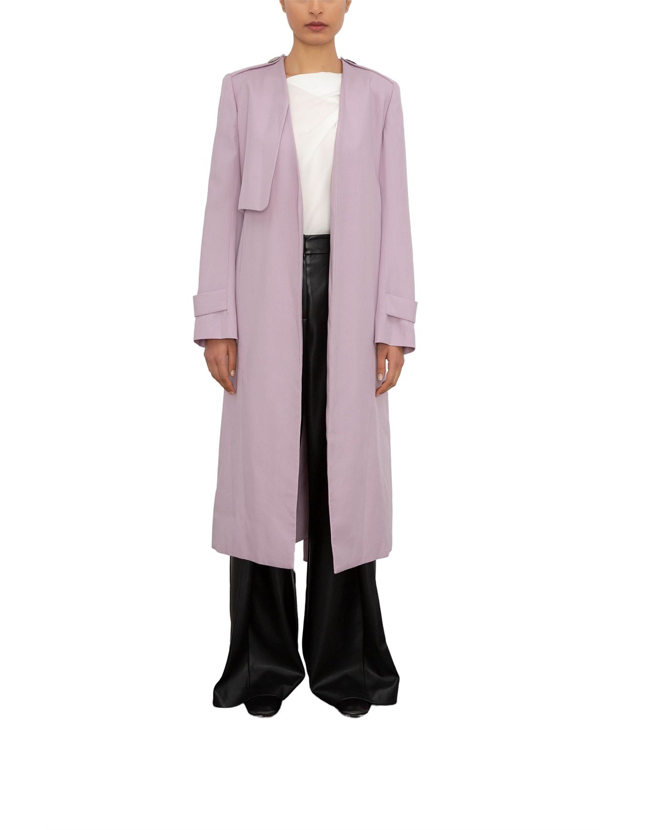 Bianca Spender Lilac Suiting Frankfurt Coat David Jones