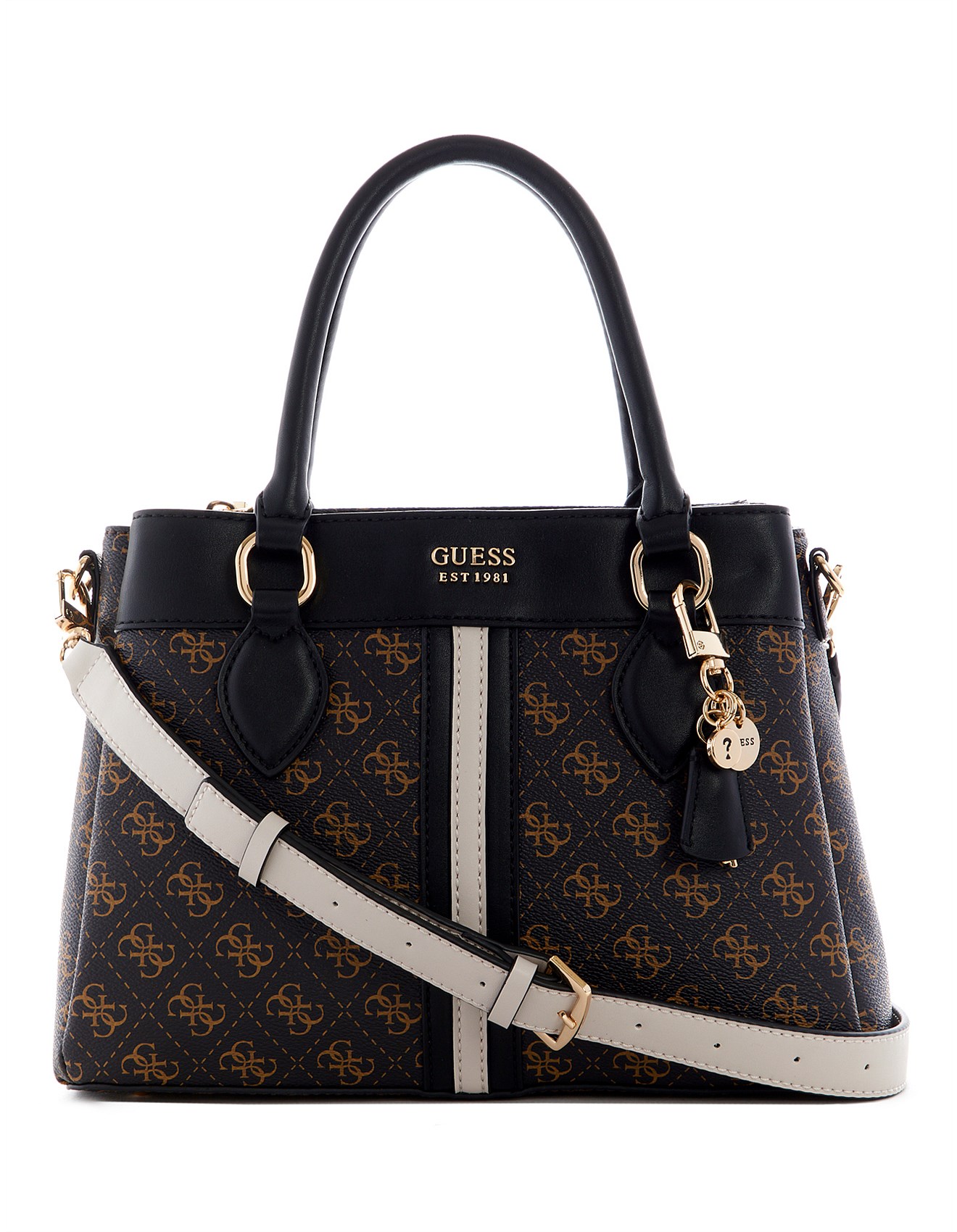 Guess Kasinta Triple Compartment Satchel Bag David Jones