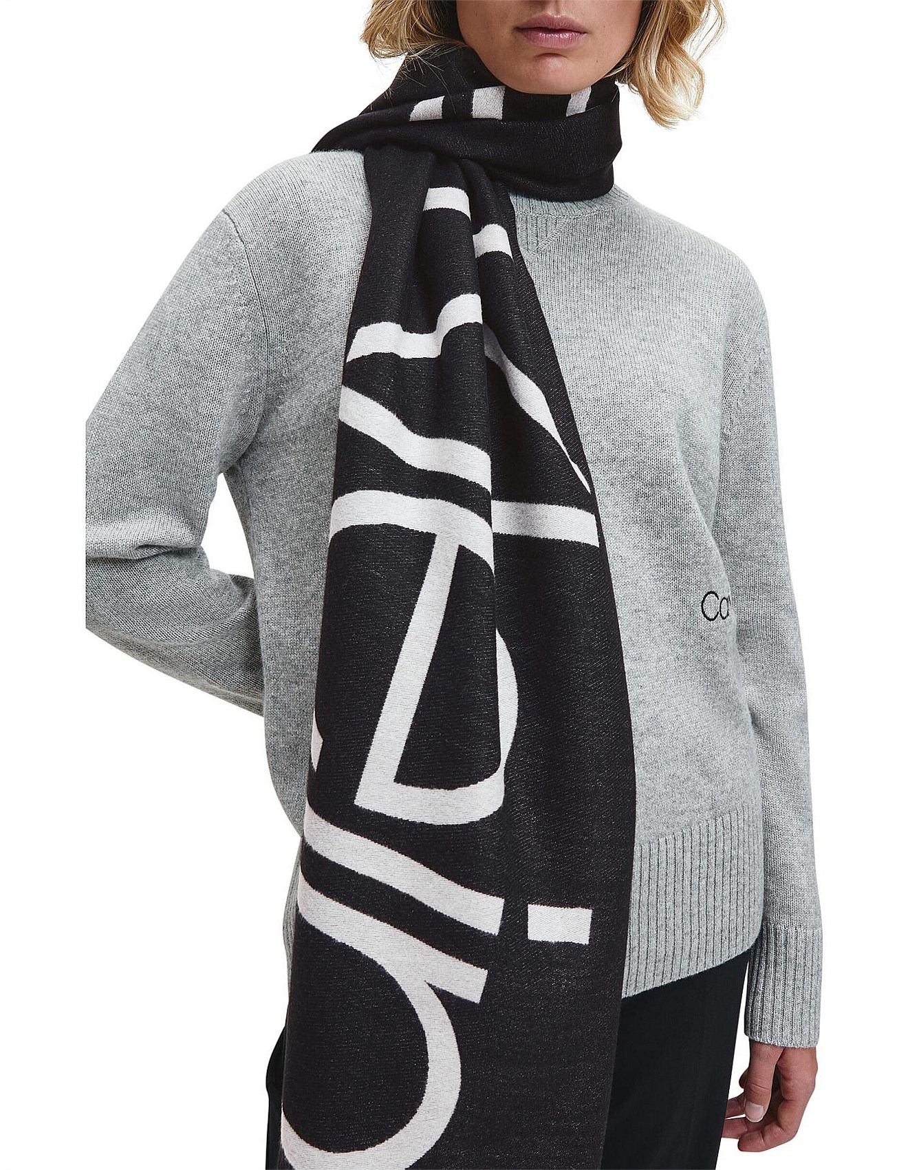 Calvin Klein Fringes Scarf David Jones