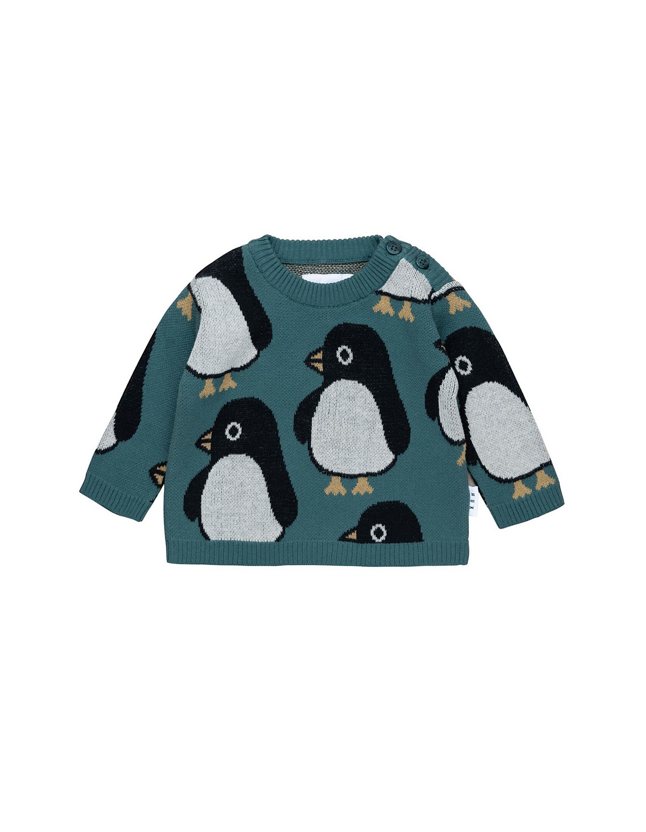 Huxkid Penguin Knit Jumper (boys 3-8) David Jones