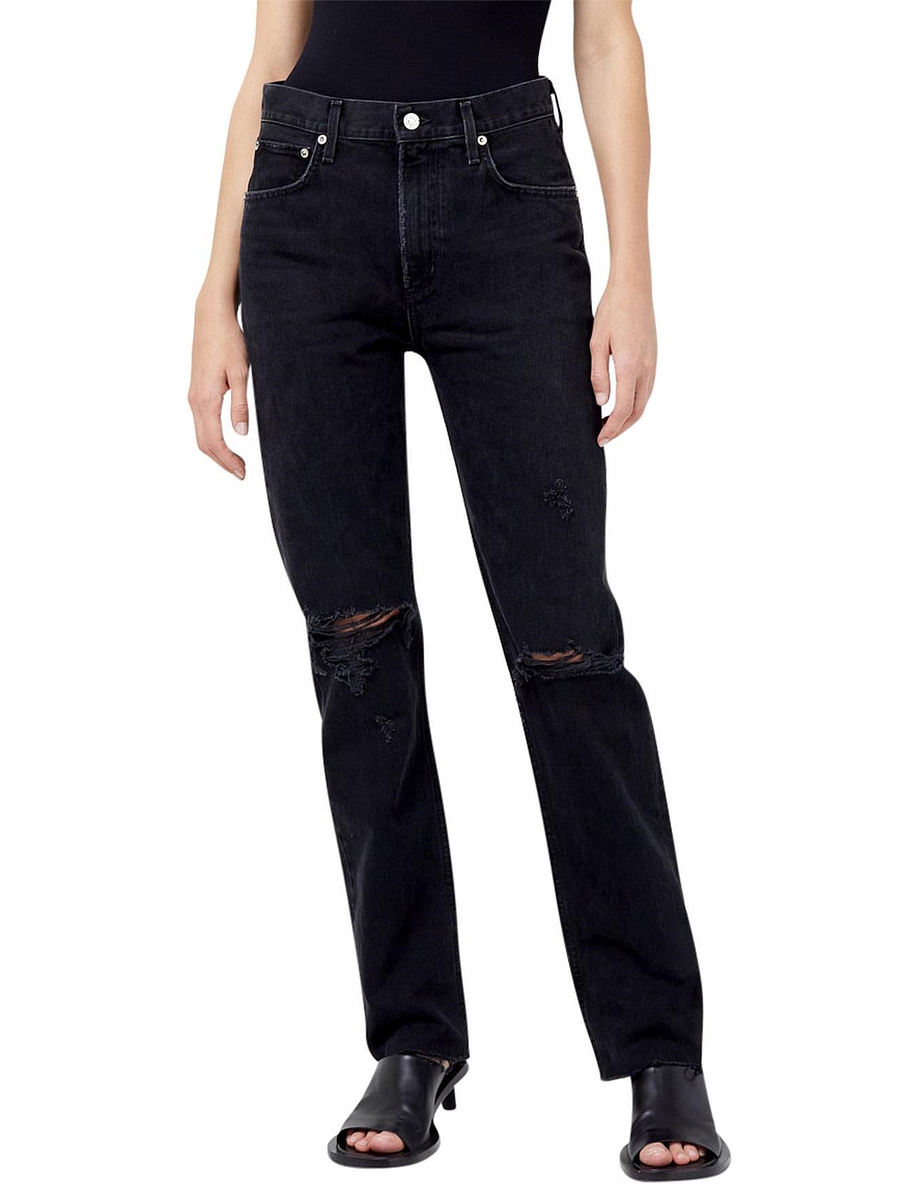 Agolde Cherie High Rise Straight Jean | David Jones