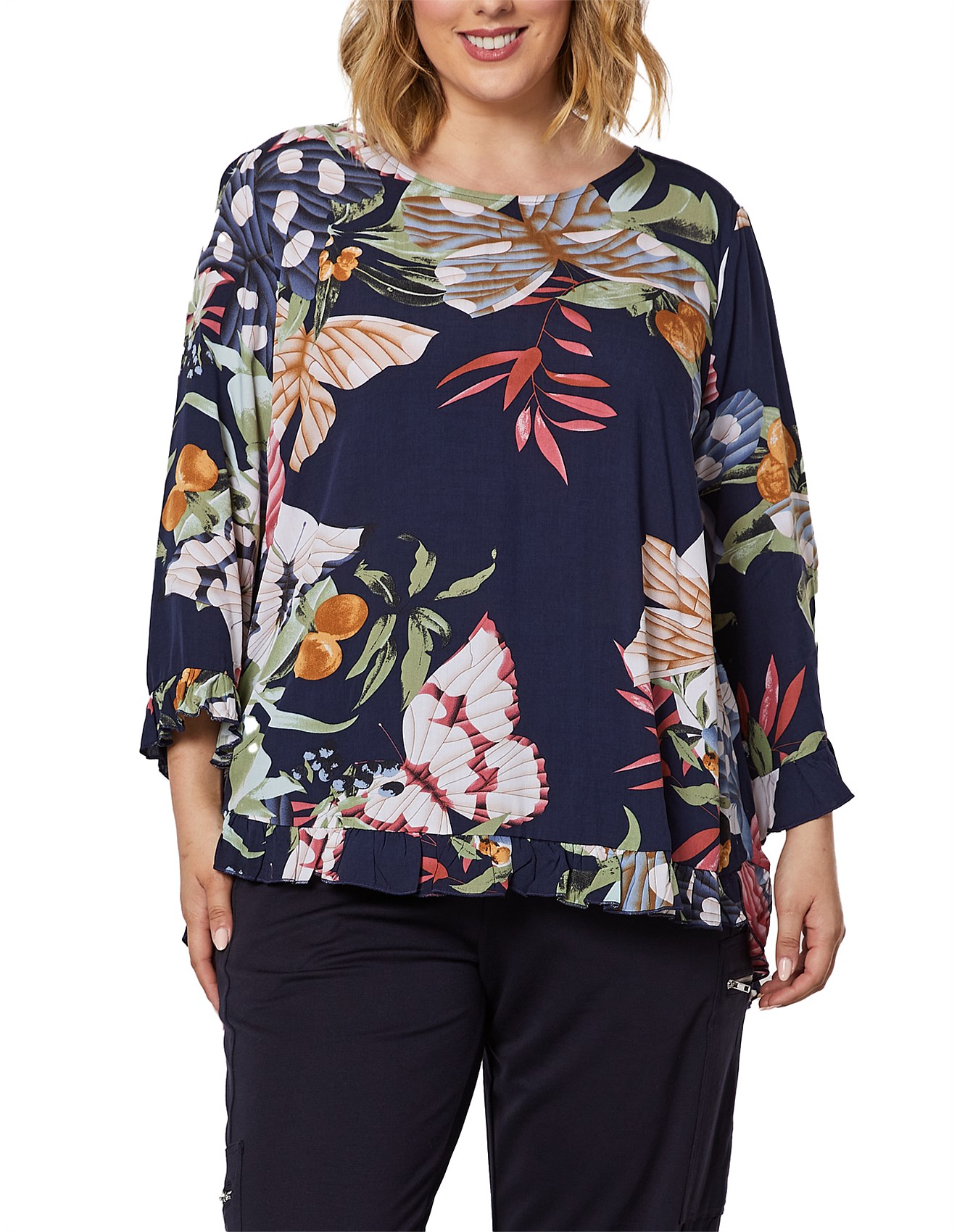 Clarity By Threadz Print Top | David Jones