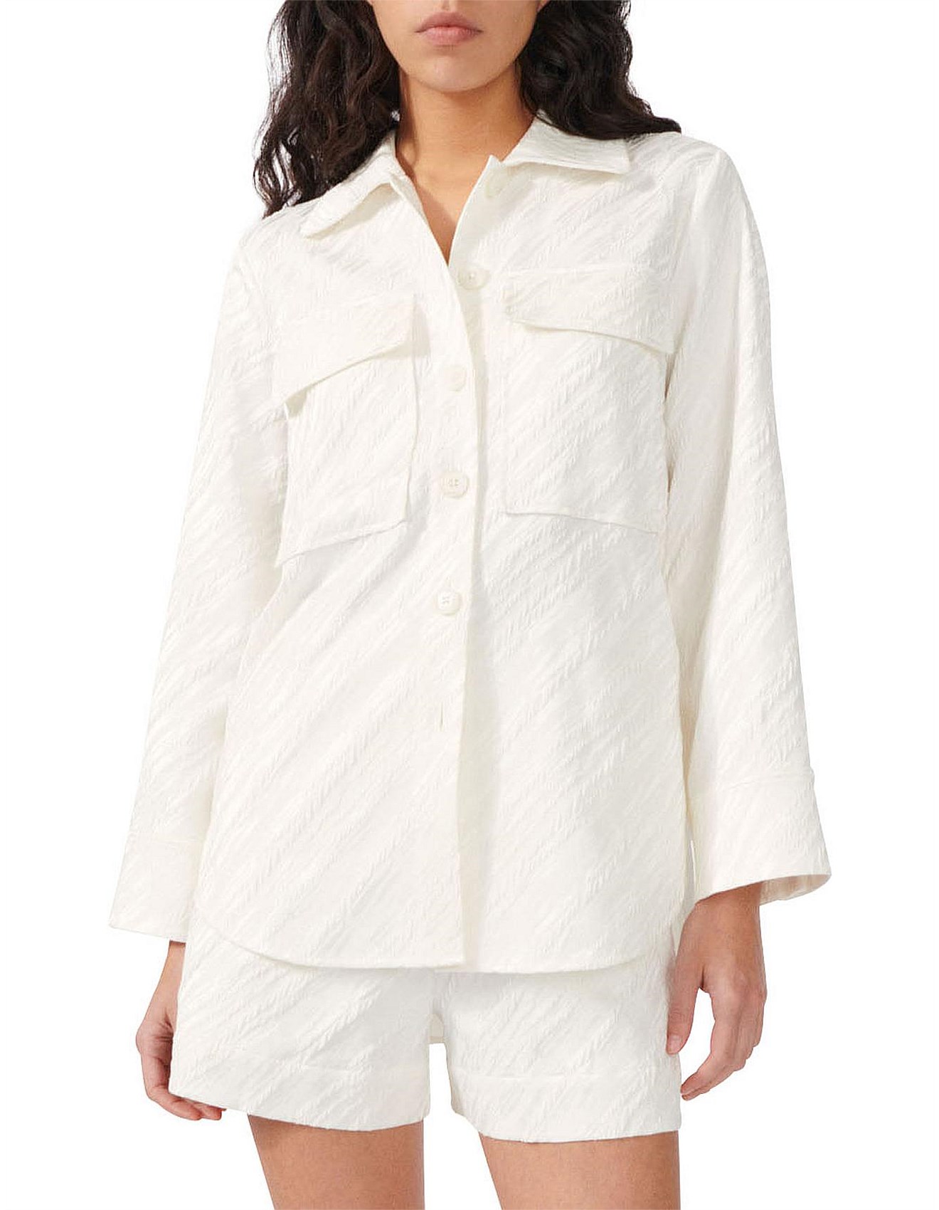 Baum Und Pferdgarten Milo Shirt Diagonal White David Jones