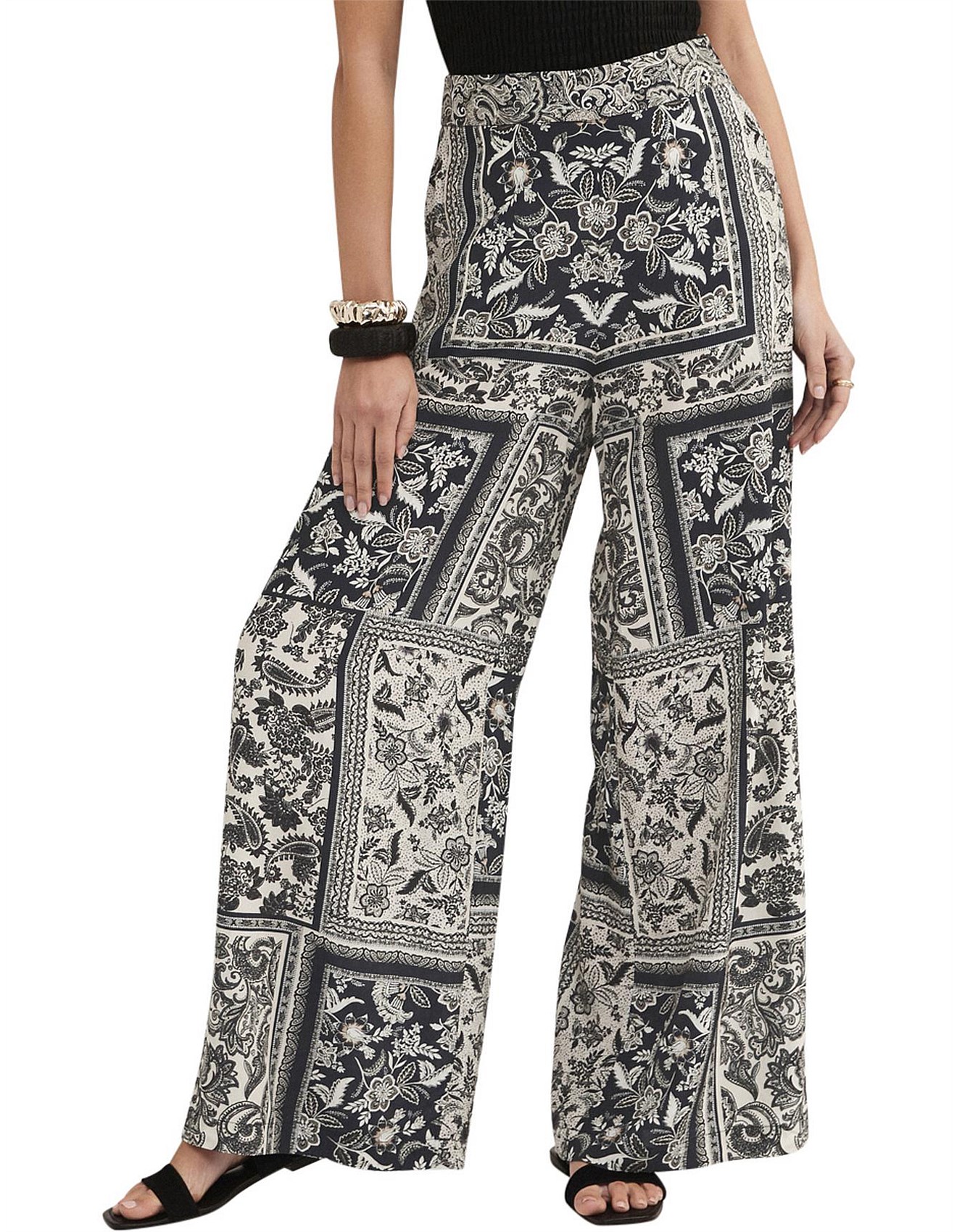 Witchery Scarf Print Pant | David Jones