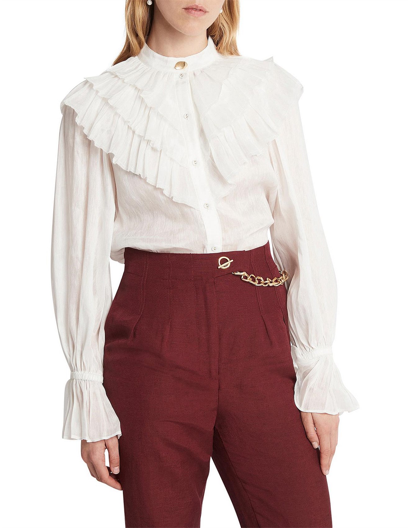 SHIRRING DESIGN BLOUSE（シャツ/ブラウス）｜CLANE（クラネ）の