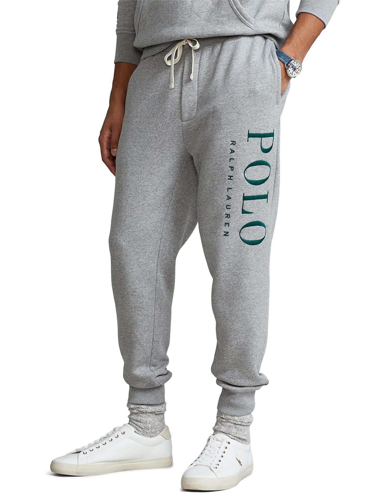 Polo Ralph Lauren Logo-embroidered Fleece Jogger Pant | David Jones