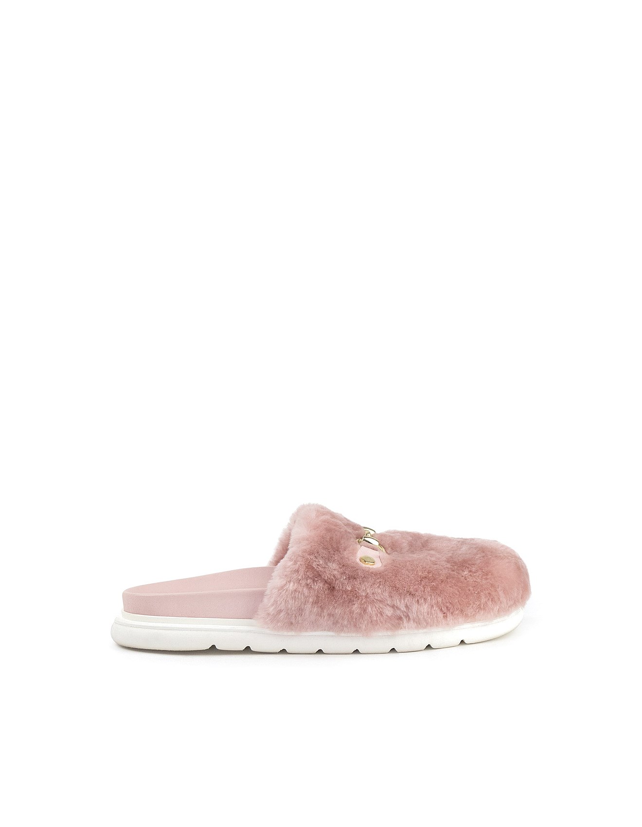 Edward Meller Closed Toe Slide Sandals Edward Meller Harrier Furry