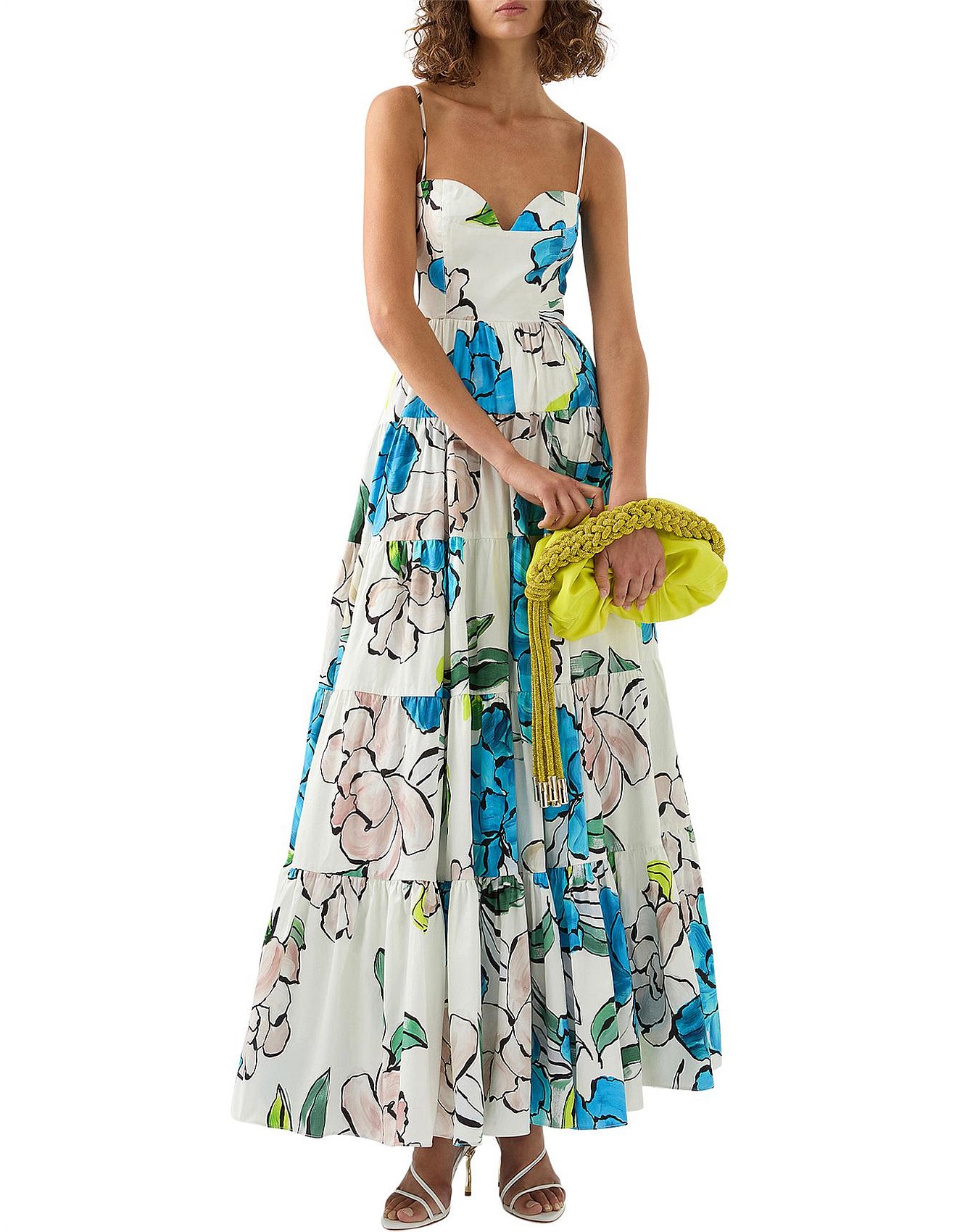 Aje Botanical Tiered Maxi Dress | David Jones