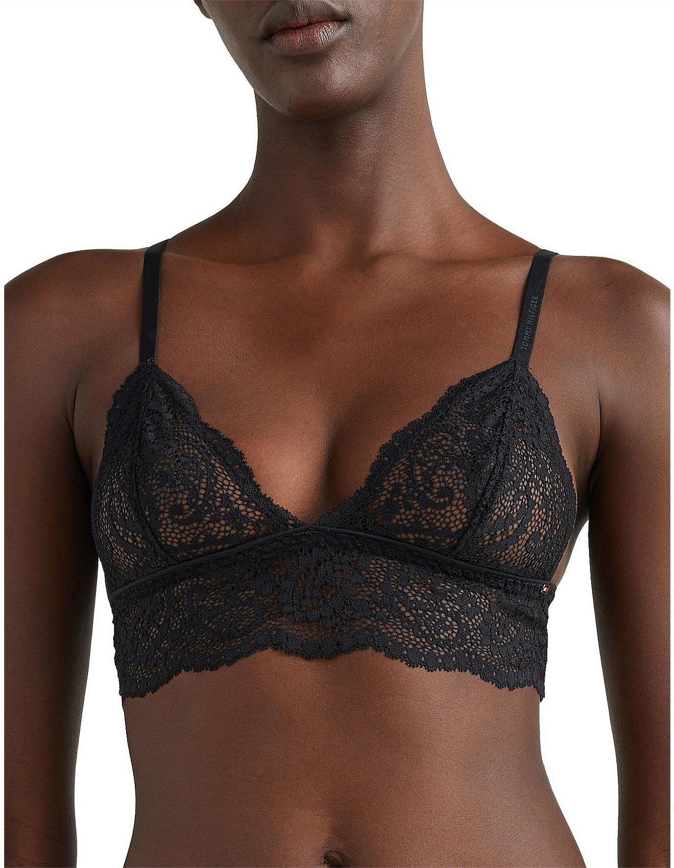 Tommy Hilfiger Th Ultra Soft Lace Unlined Wireless Bralette