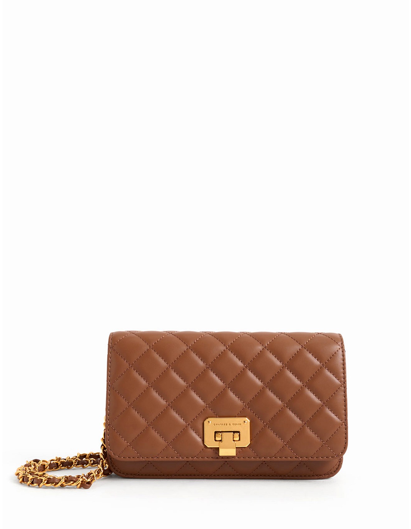 Charles Keith Quilted Crossbody Bag David Jones
