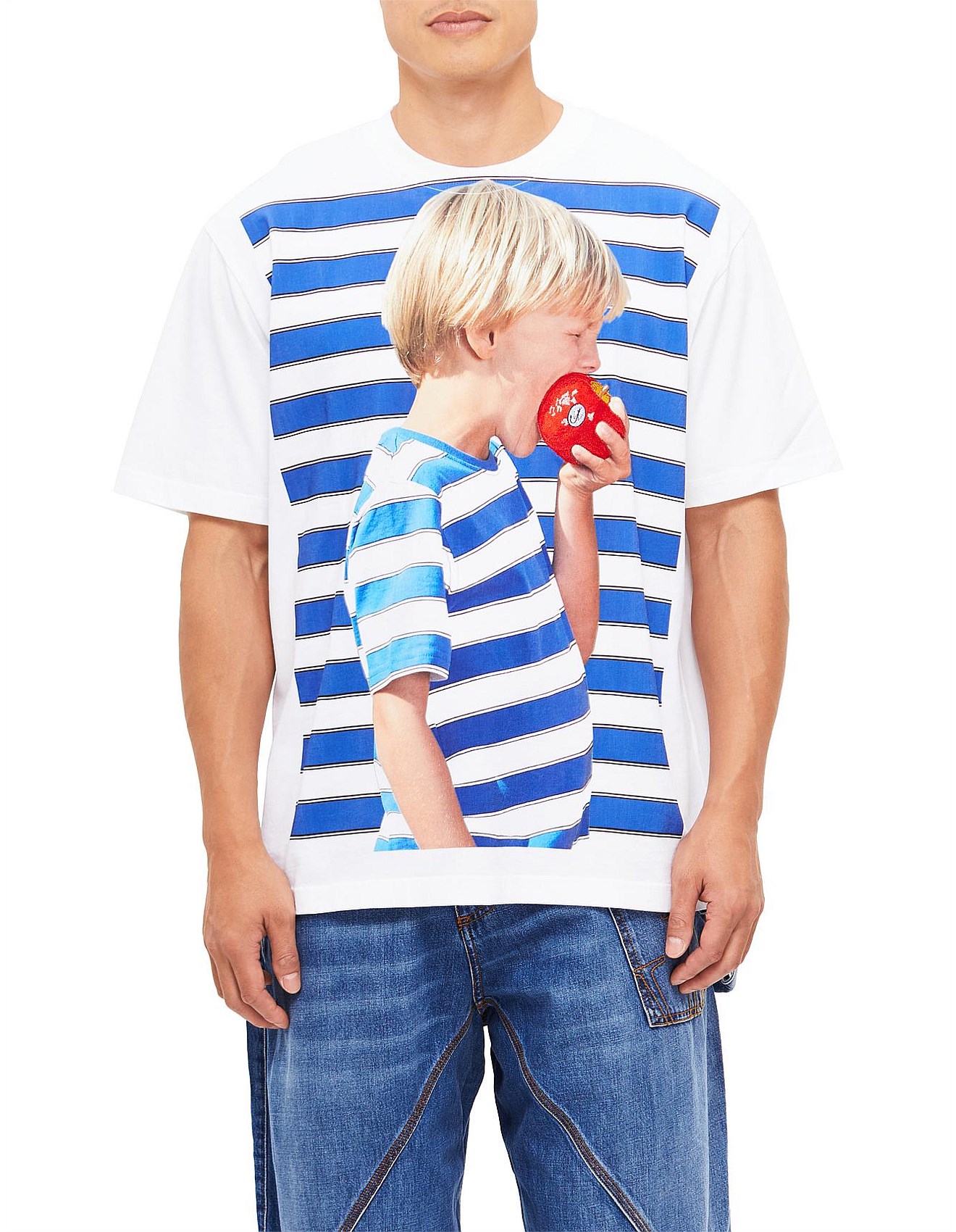 Jw Anderson Boy With Apple Oversized T-shirt David Jones