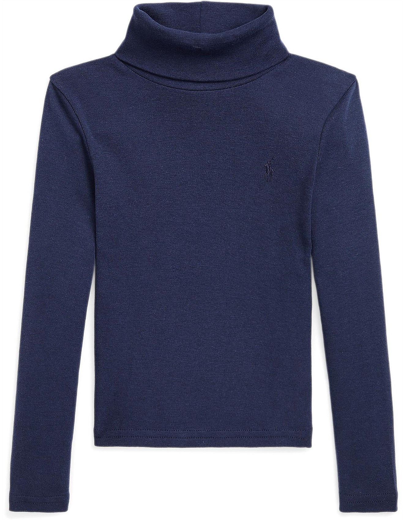 Polo Ralph Lauren Ribbed Cotton-blend Turtleneck (2-4) David Jones
