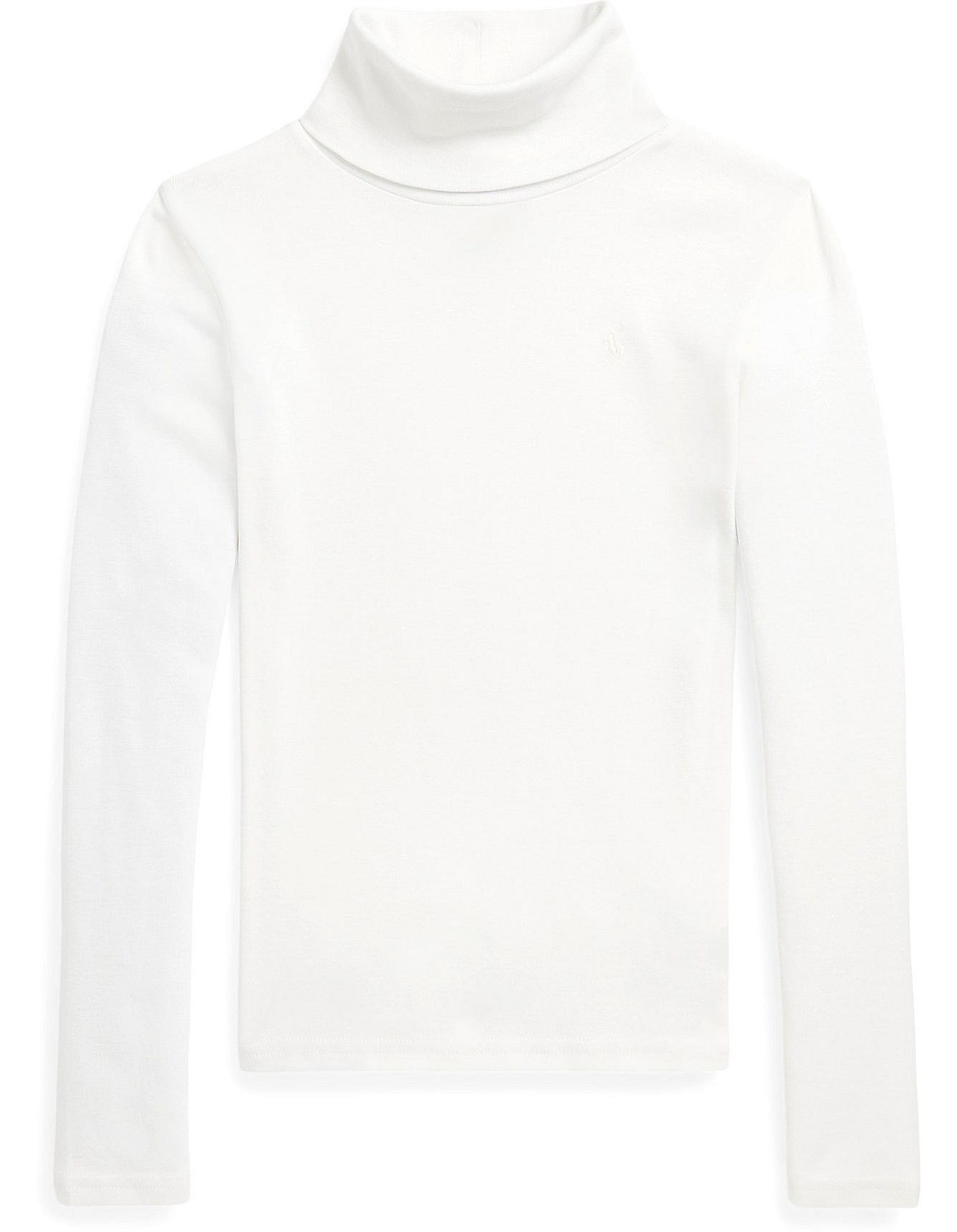 Polo Ralph Lauren Ribbed Cotton-blend Turtleneck (s-xl) David Jones