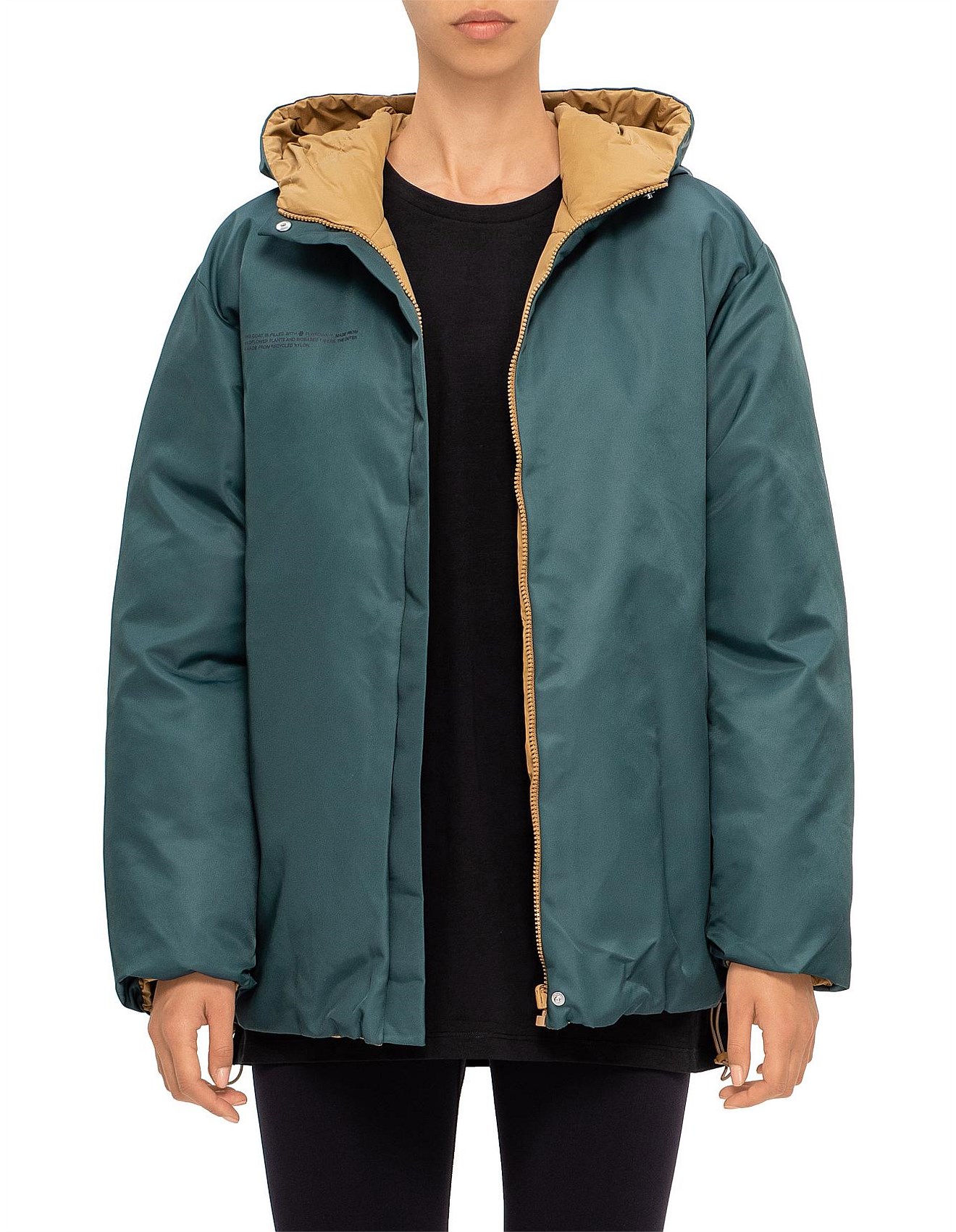 Pangaia Recycled Nylon Flwrdwn Mid Jacket David Jones