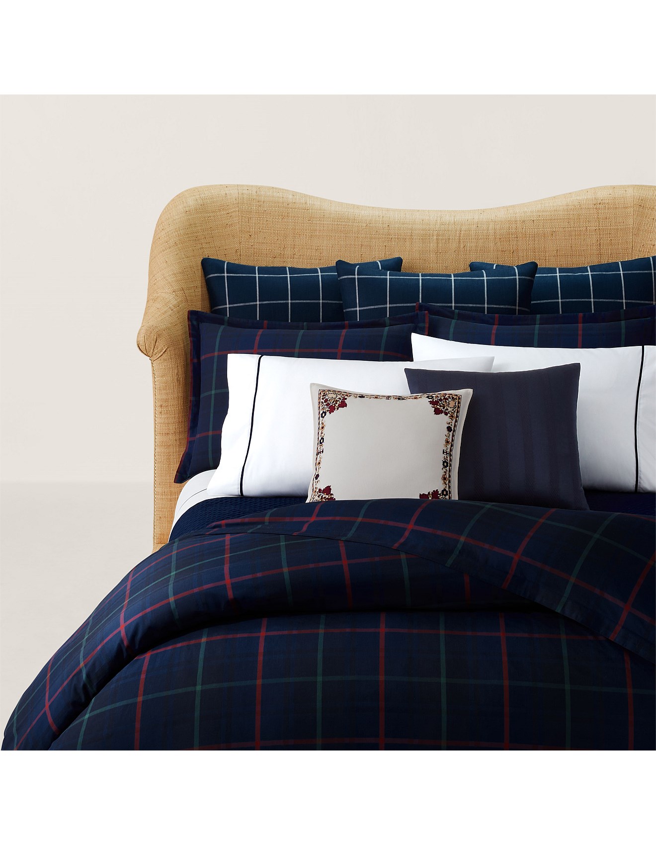 Ralph Lauren Home Inez Tartan Super King Duvet Cover David Jones