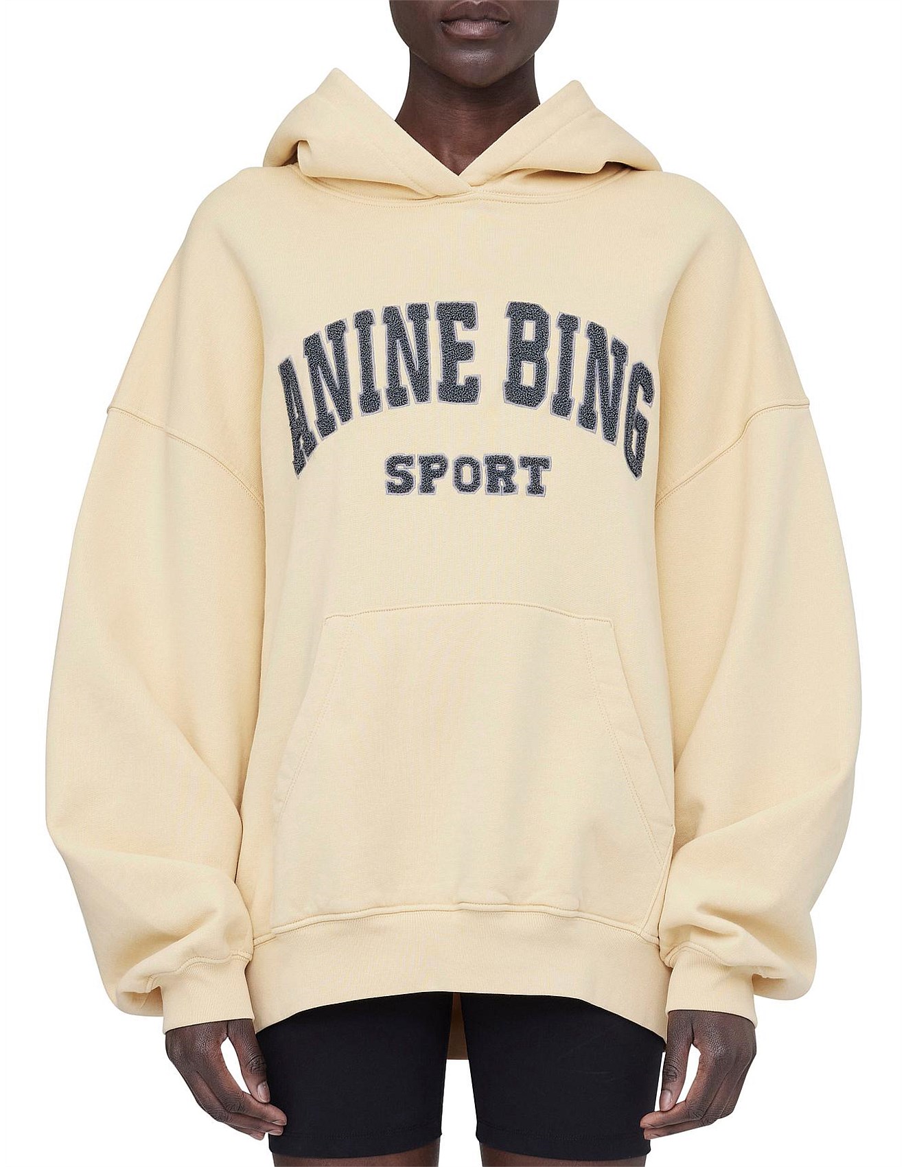 Anine Bing Harvey Sweatshirt Hoodie Yellow David Jones